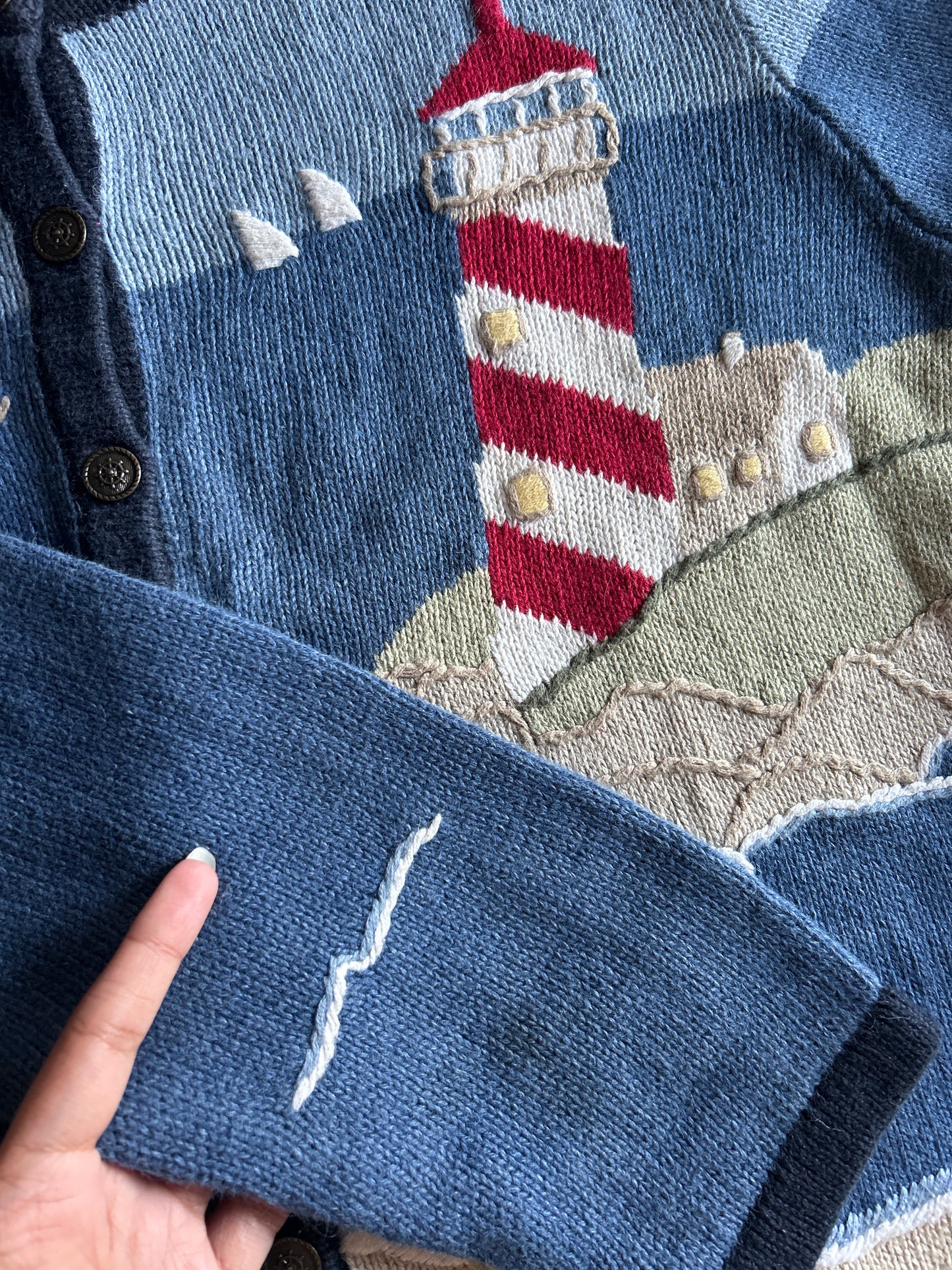 Vintage Christopher & Banks Embroidered Cardigan
