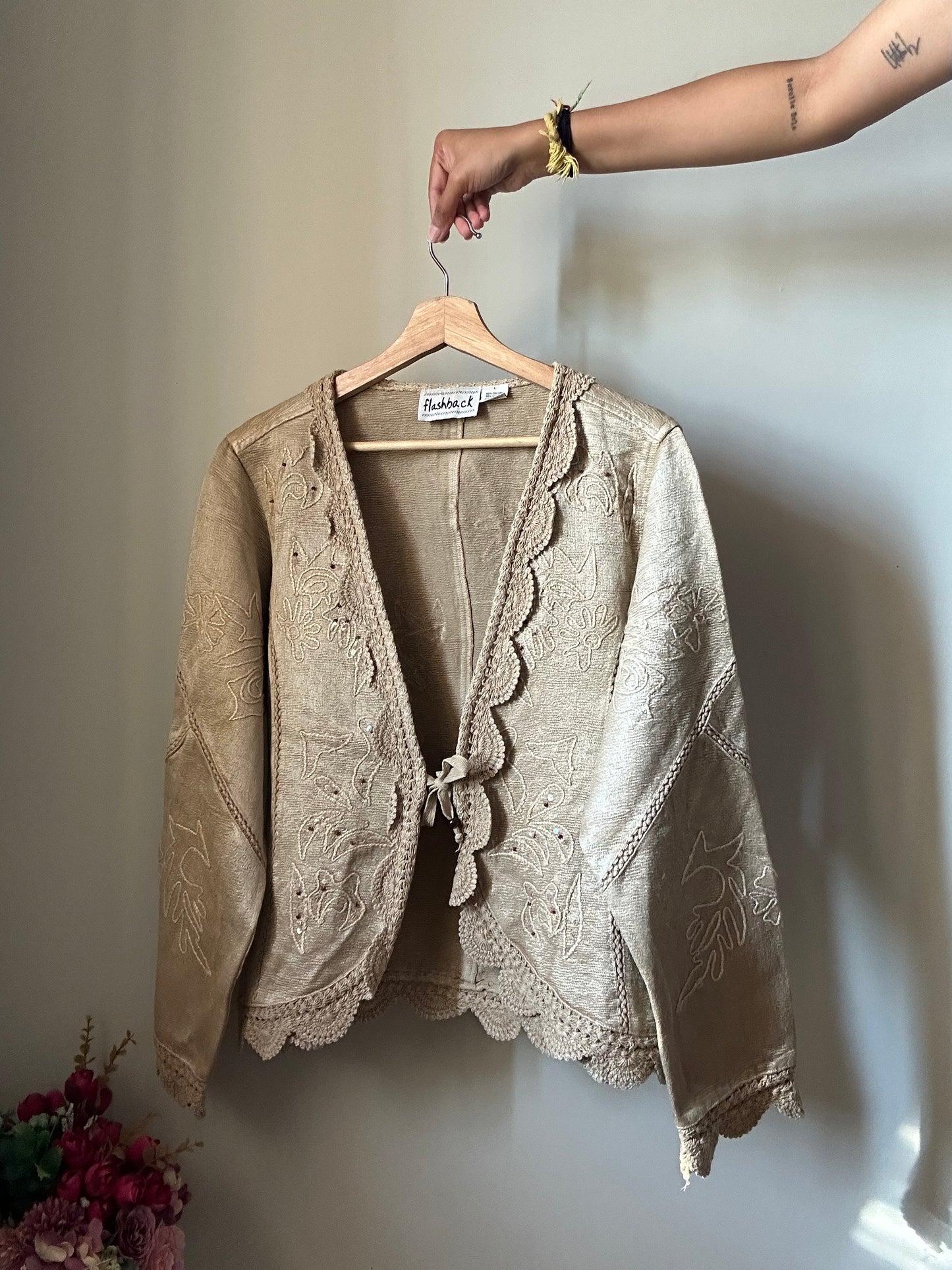 Flashback Embroidered and Cardigan