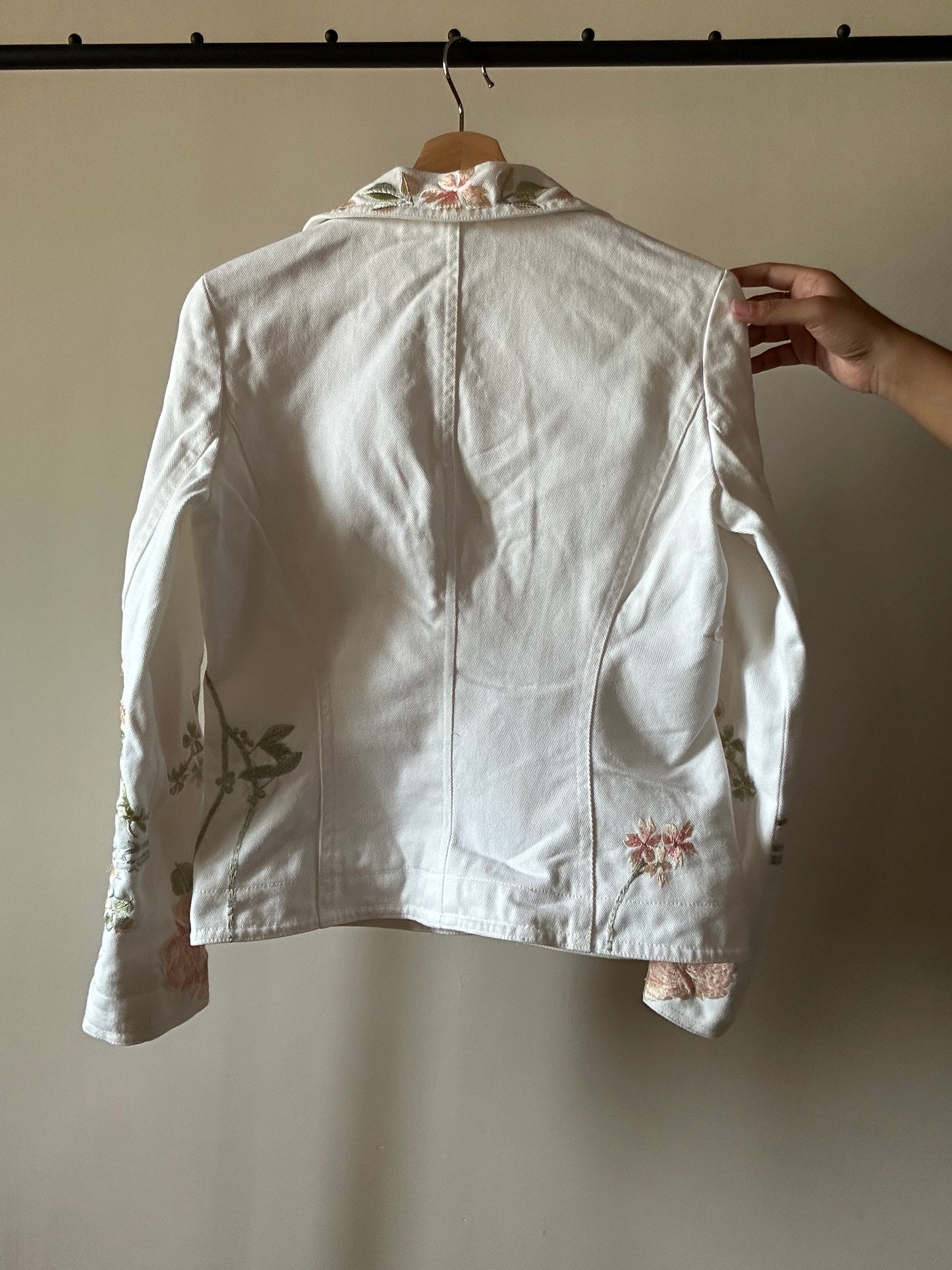 Vintage Armor Jeans Denim Embroidered Jacket