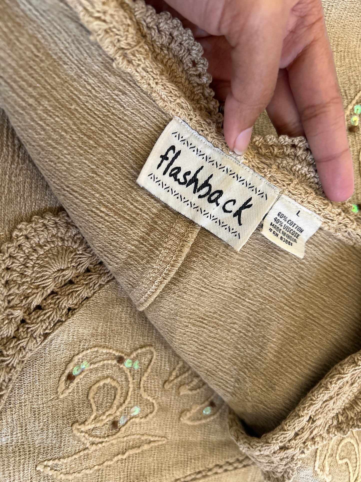Flashback Embroidered and Cardigan
