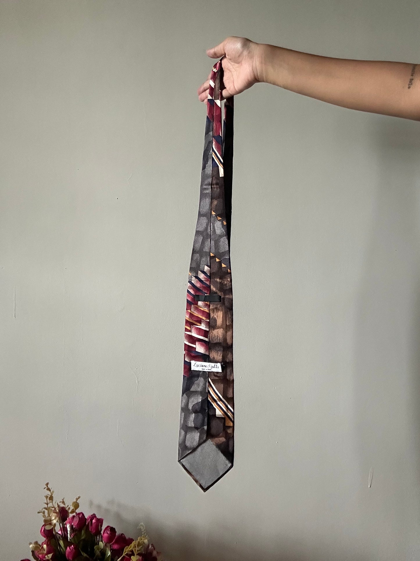 Vintage Luciano Gatti Hand Made Tie