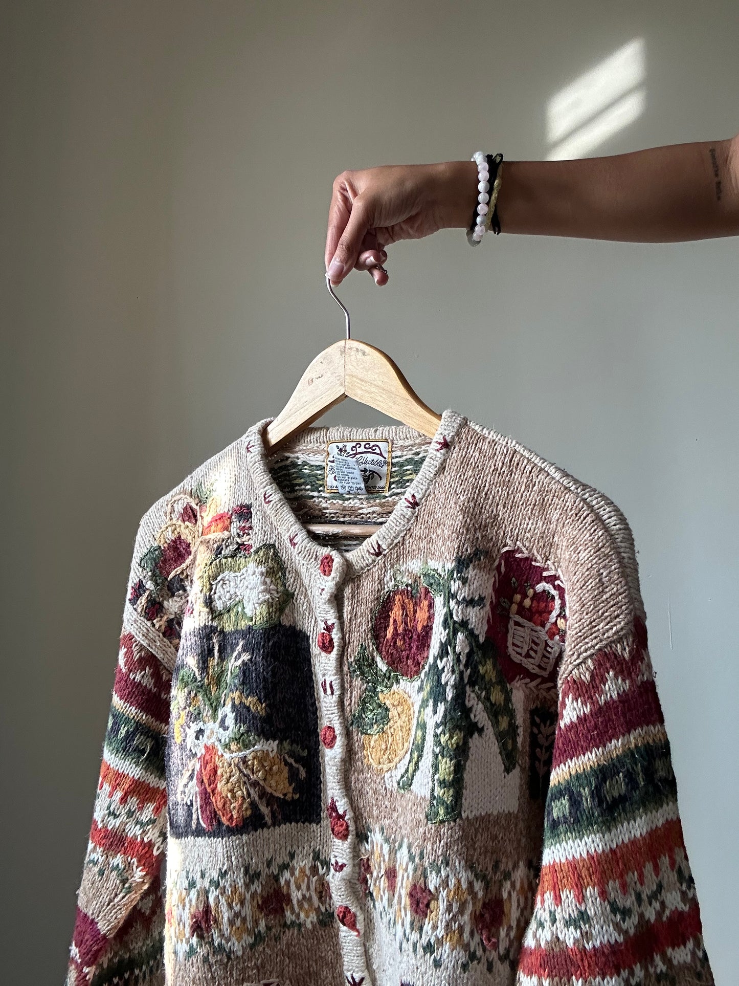 Heirloom Collectibles Vintage Embroidered Cardigan