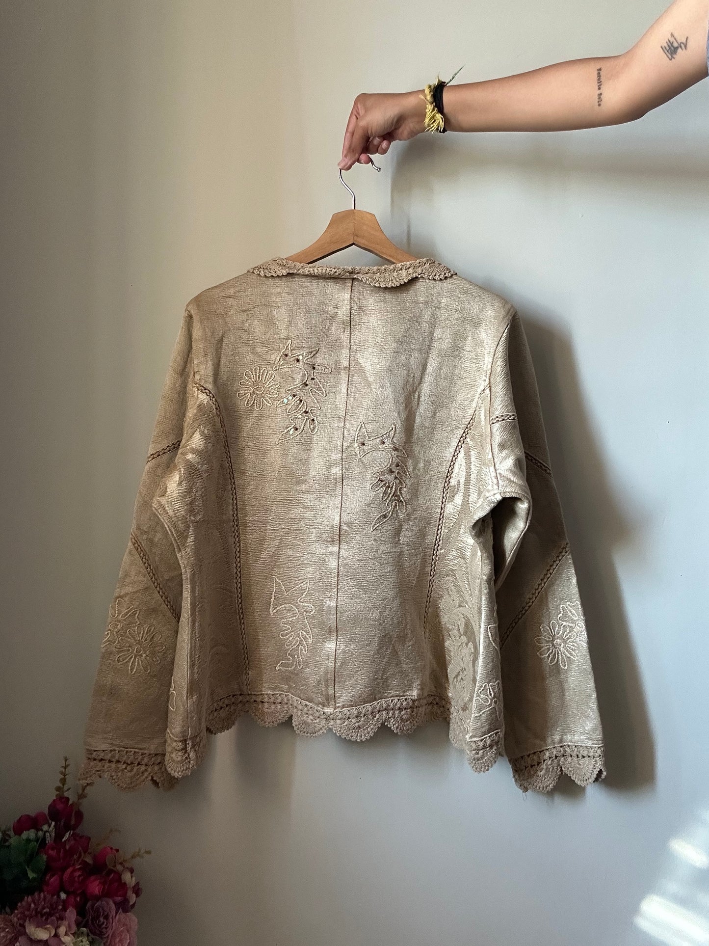 Flashback Embroidered and Cardigan