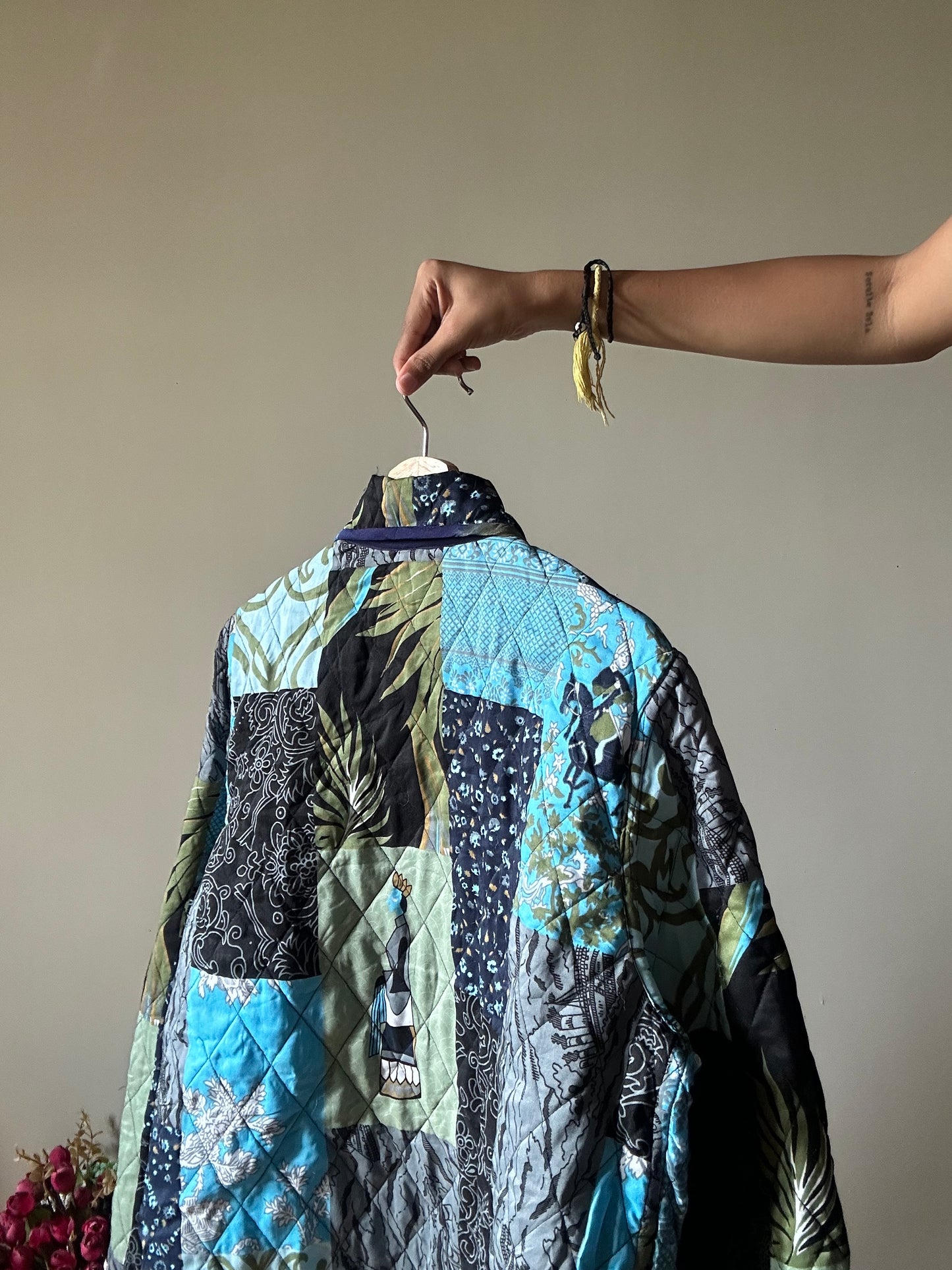 Reversible Quilted Embroiled Vintage Shaket