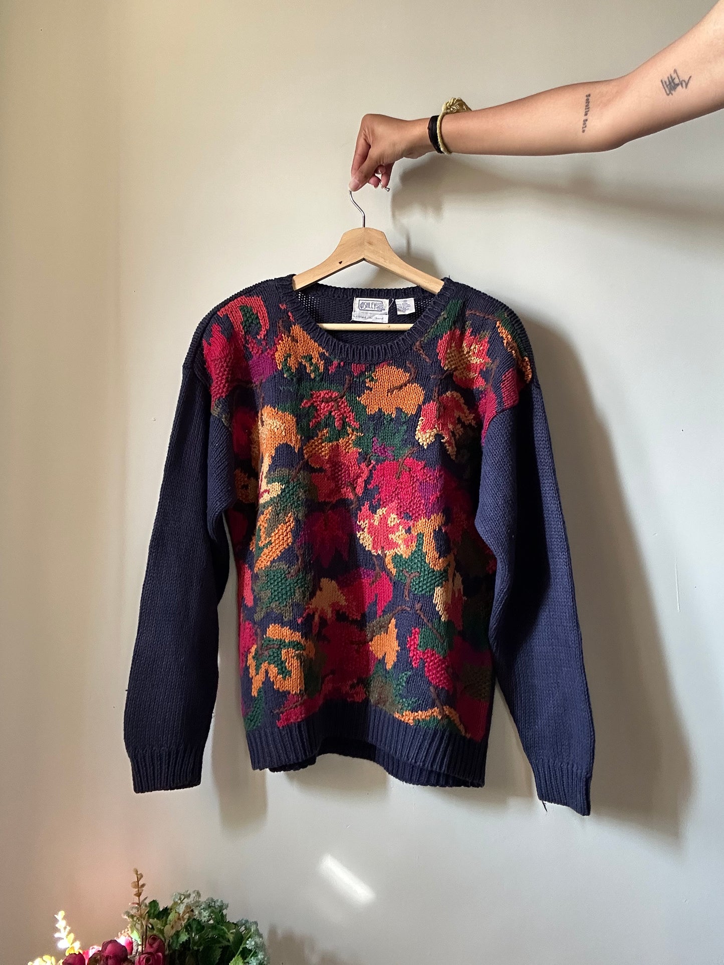 Ashley Vintage Hand Knit Pullover