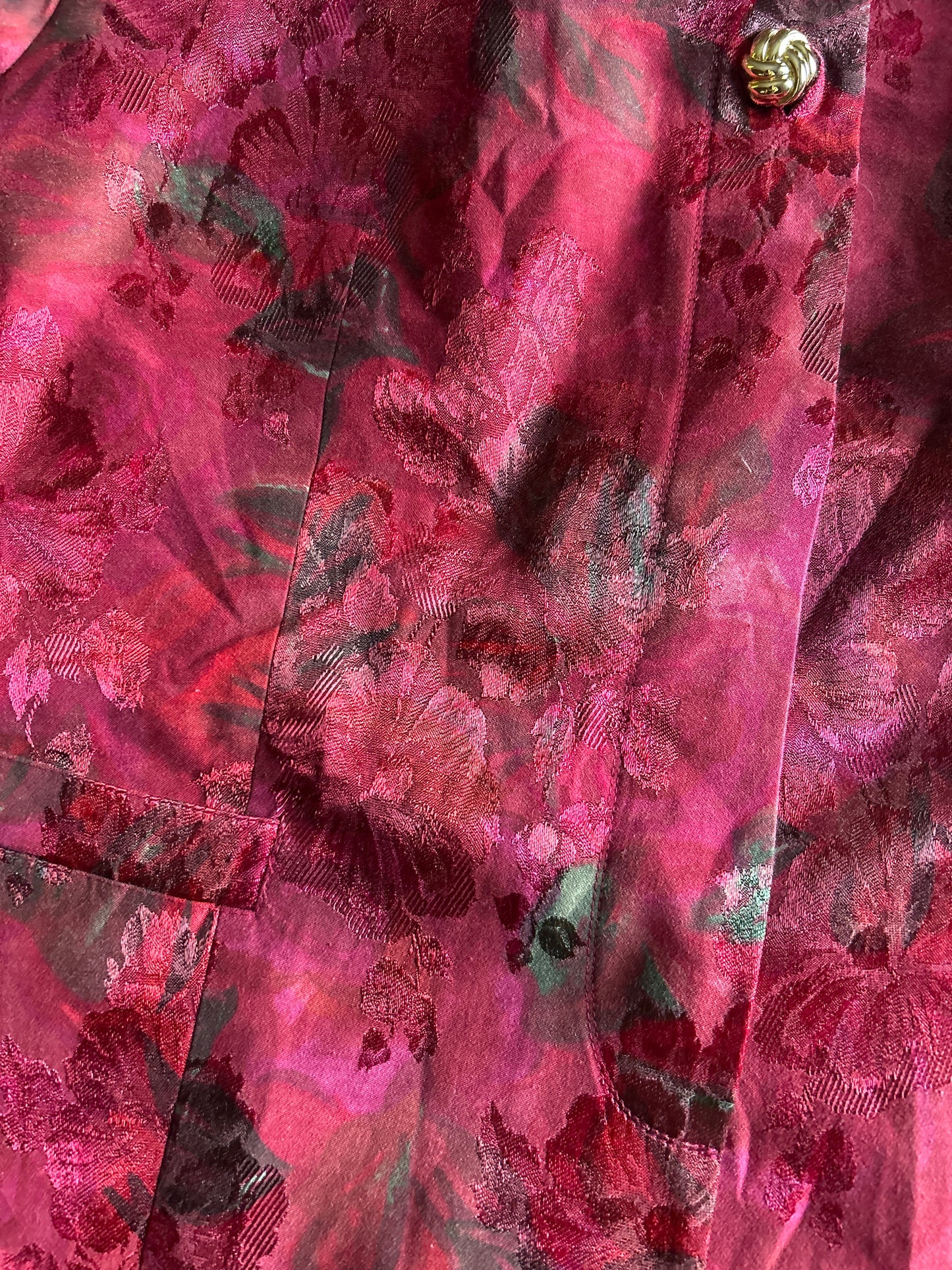 Delmod Vintage Floral and Textured Shaket