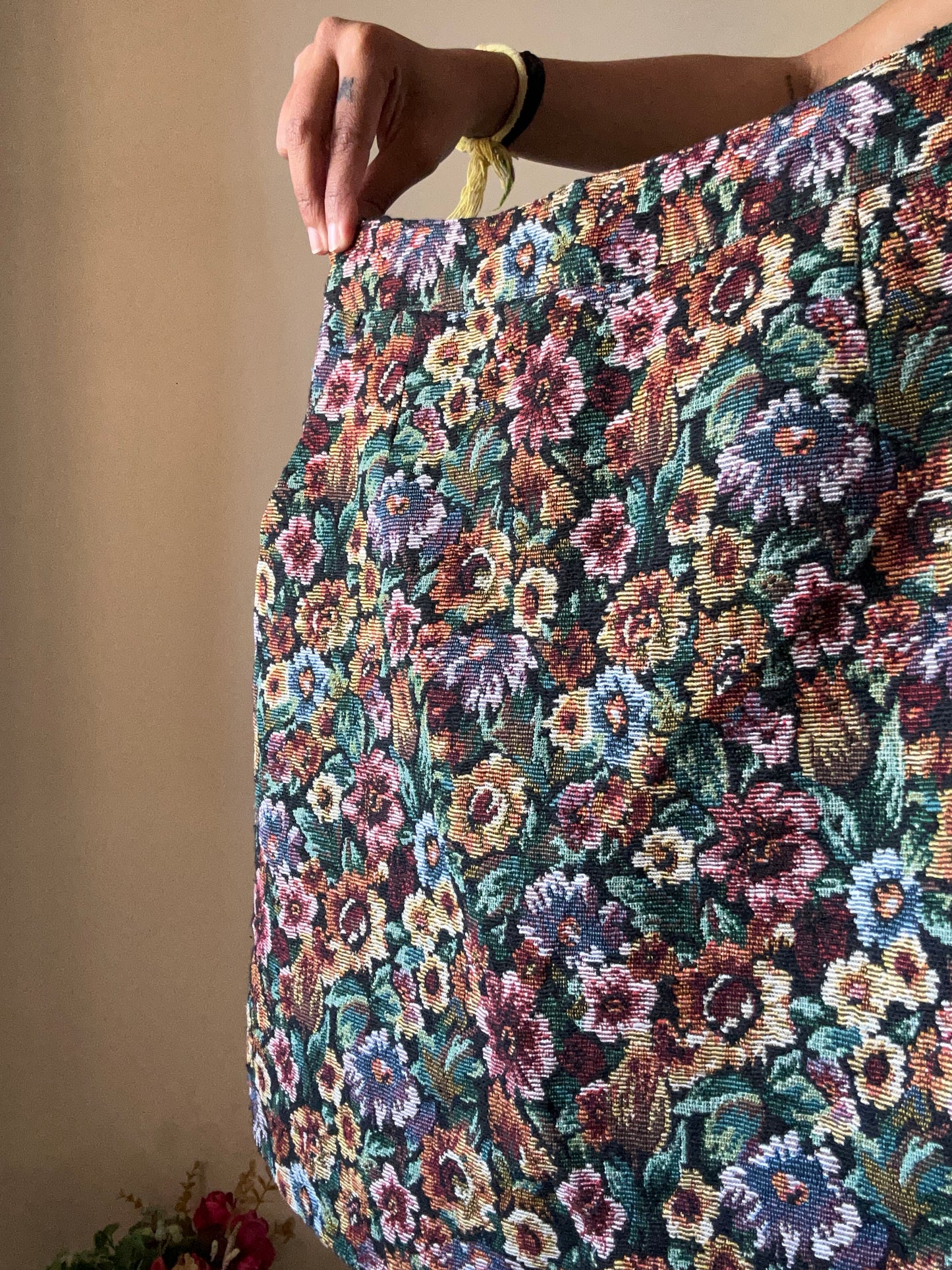 Vintage Floral Skirt