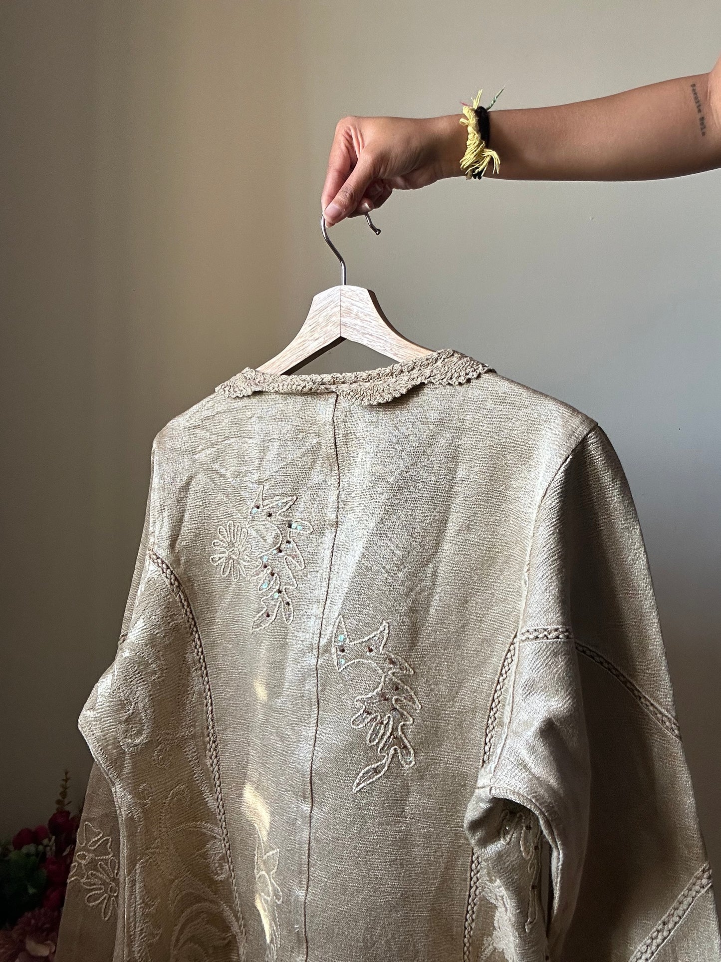 Flashback Embroidered and Cardigan