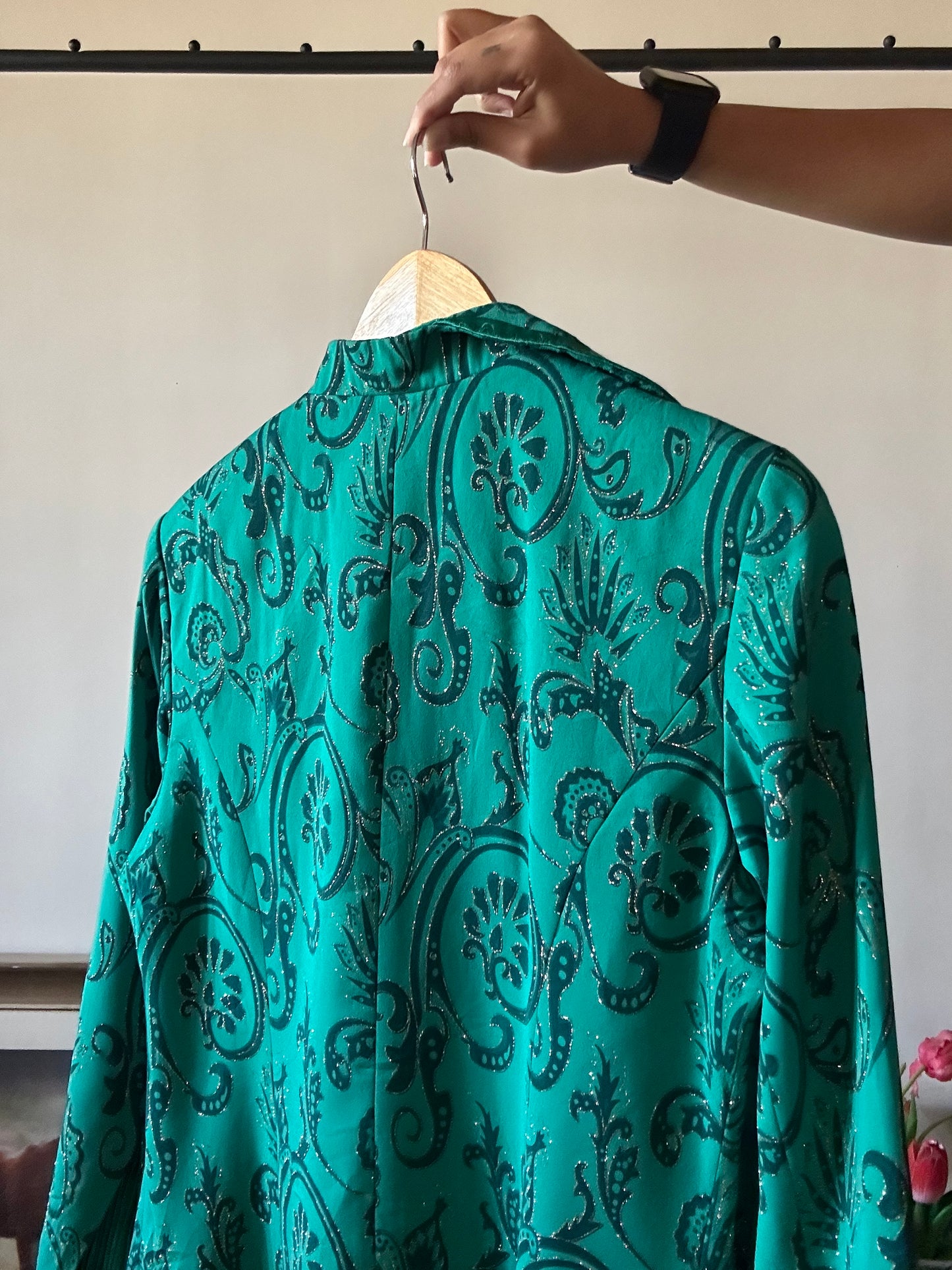 Grace Vintage Asymmetrical Collar Blazer