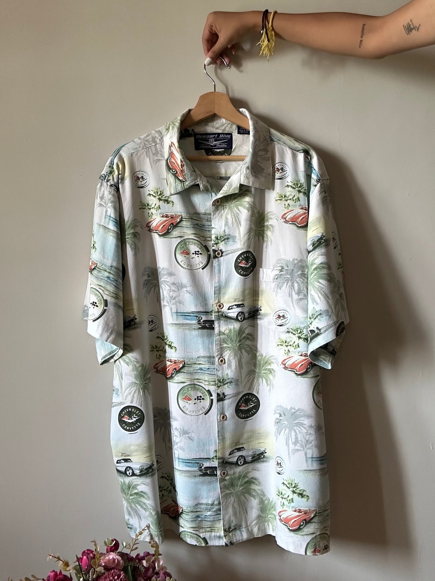 Newport Blue Vintage Shirt