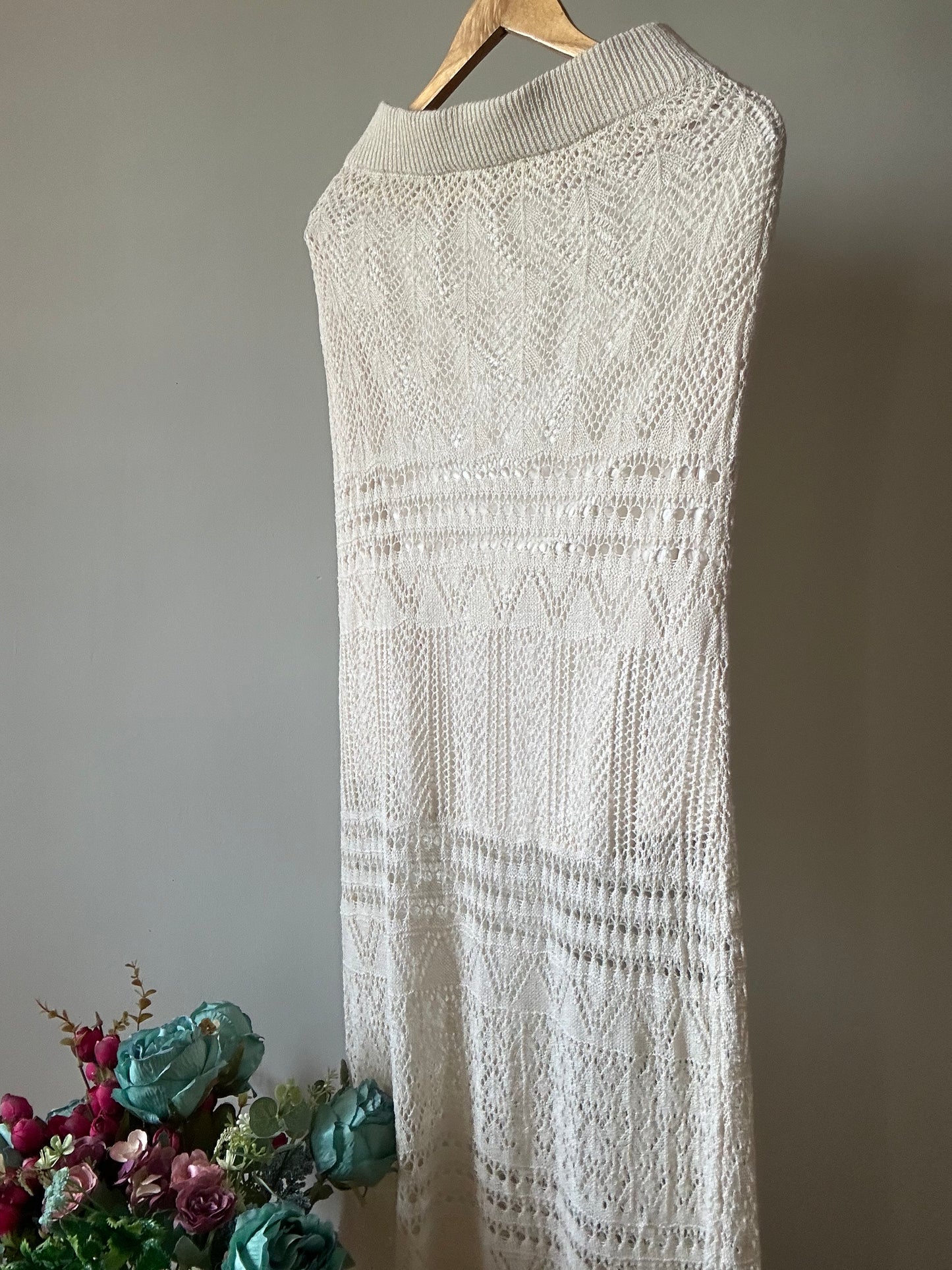 Crochet Vintage Long Skirt