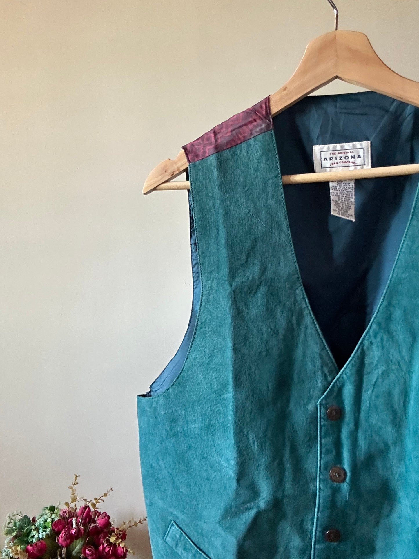 Vintage The Original Arizona Jean Company Pure Leather Vest