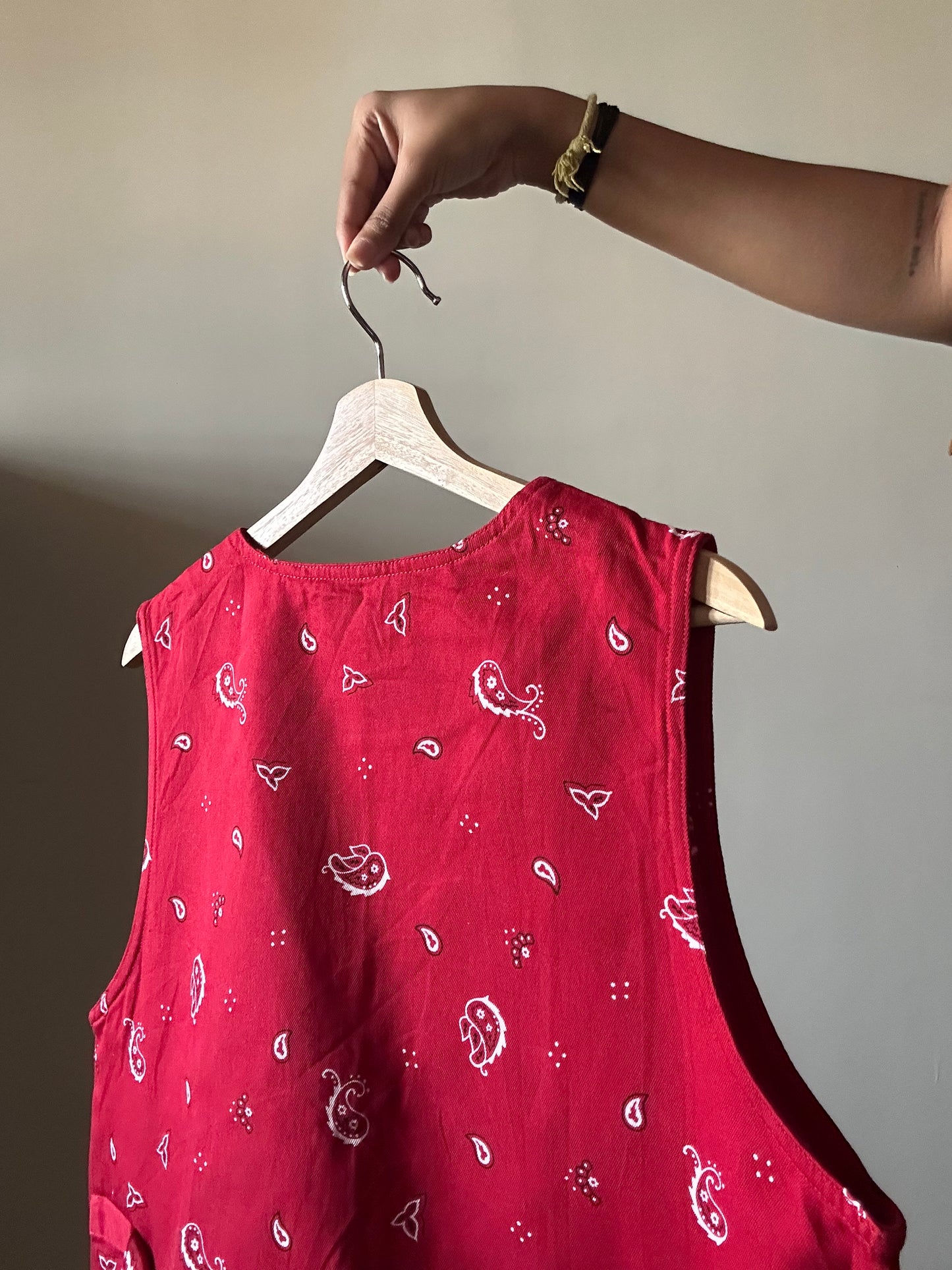 Mandal Bay Vintage Embroidered Vest