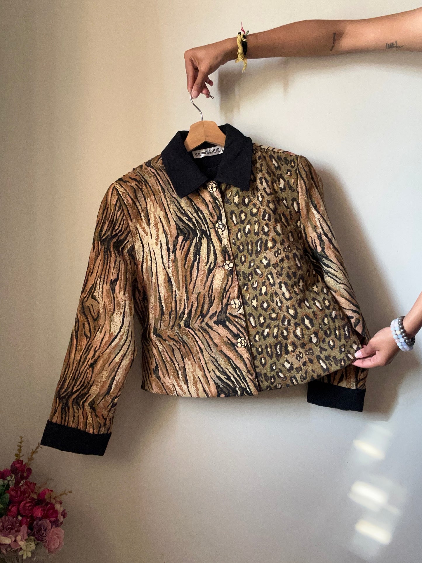 Tunique Vintage Animal Weaved Shaket