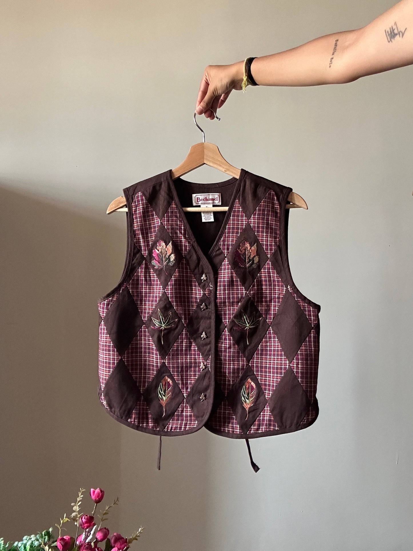 Bechamel Vintage 90s Embroidered Vest