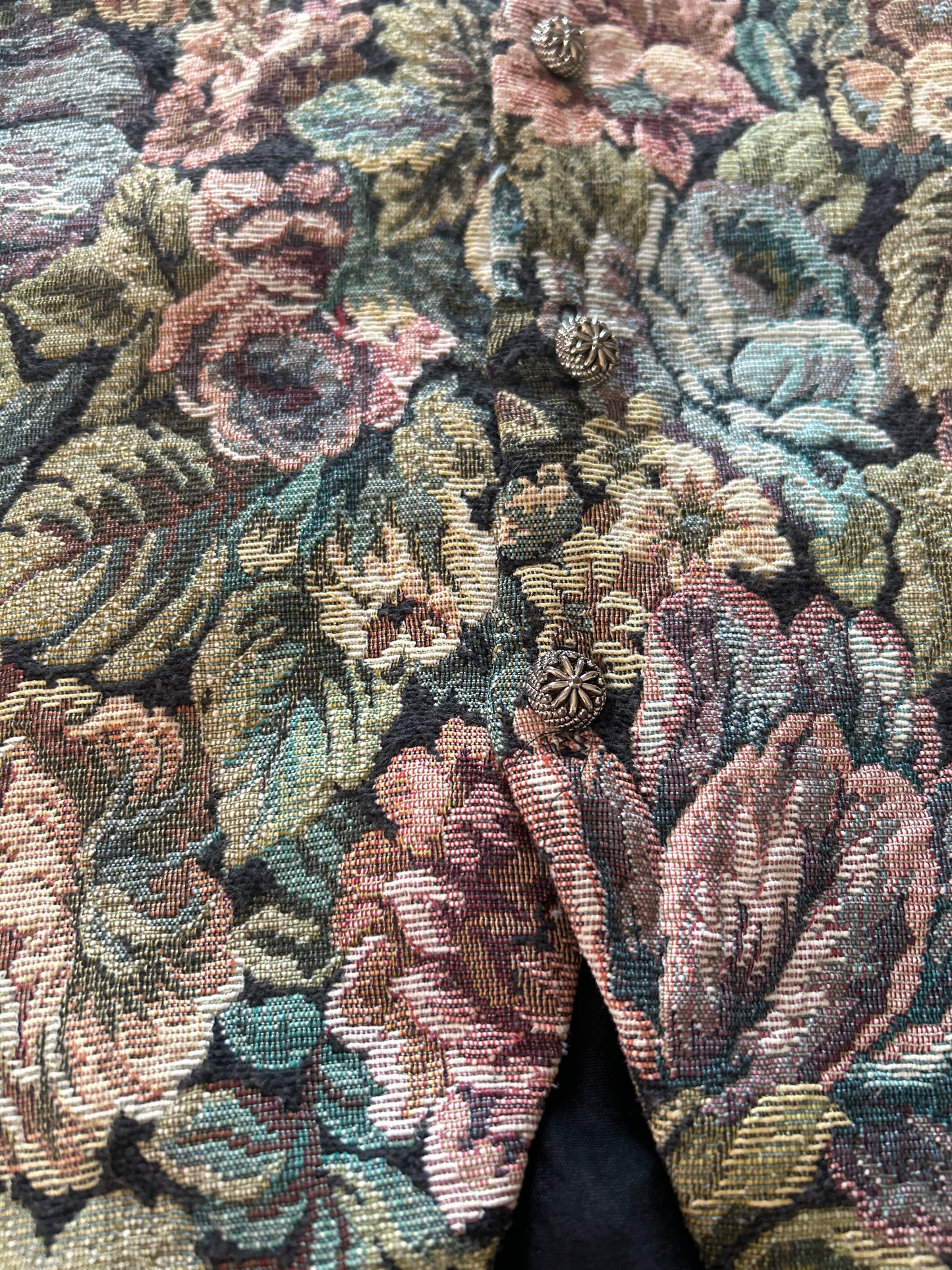 Vintage Jacquard Vest By Backroad Blues