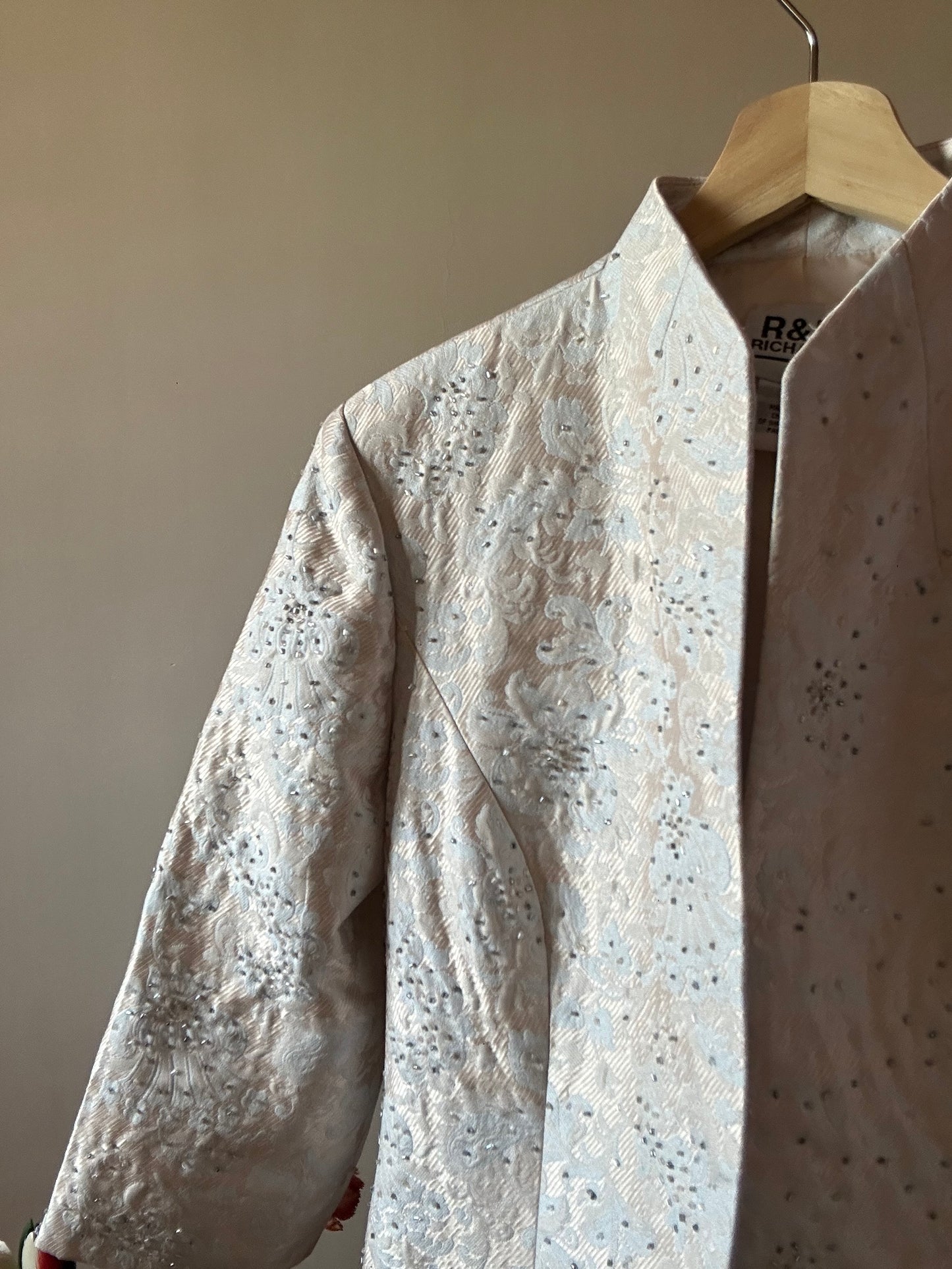 R&M Richards Vintage Beaded and Embroidered Shaket