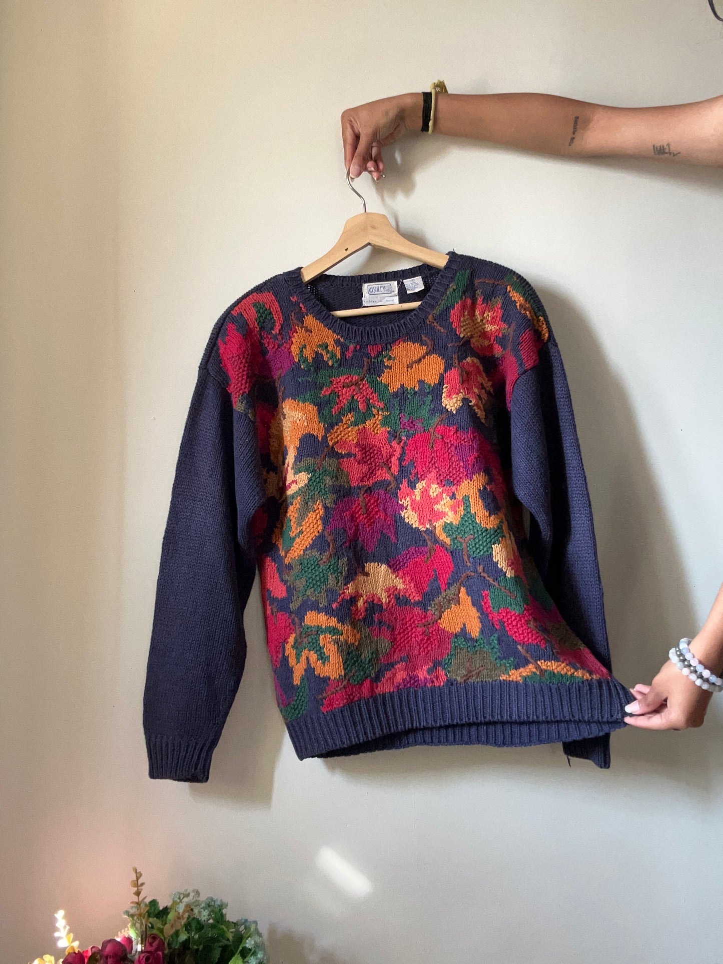 Ashley Vintage Hand Knit Pullover