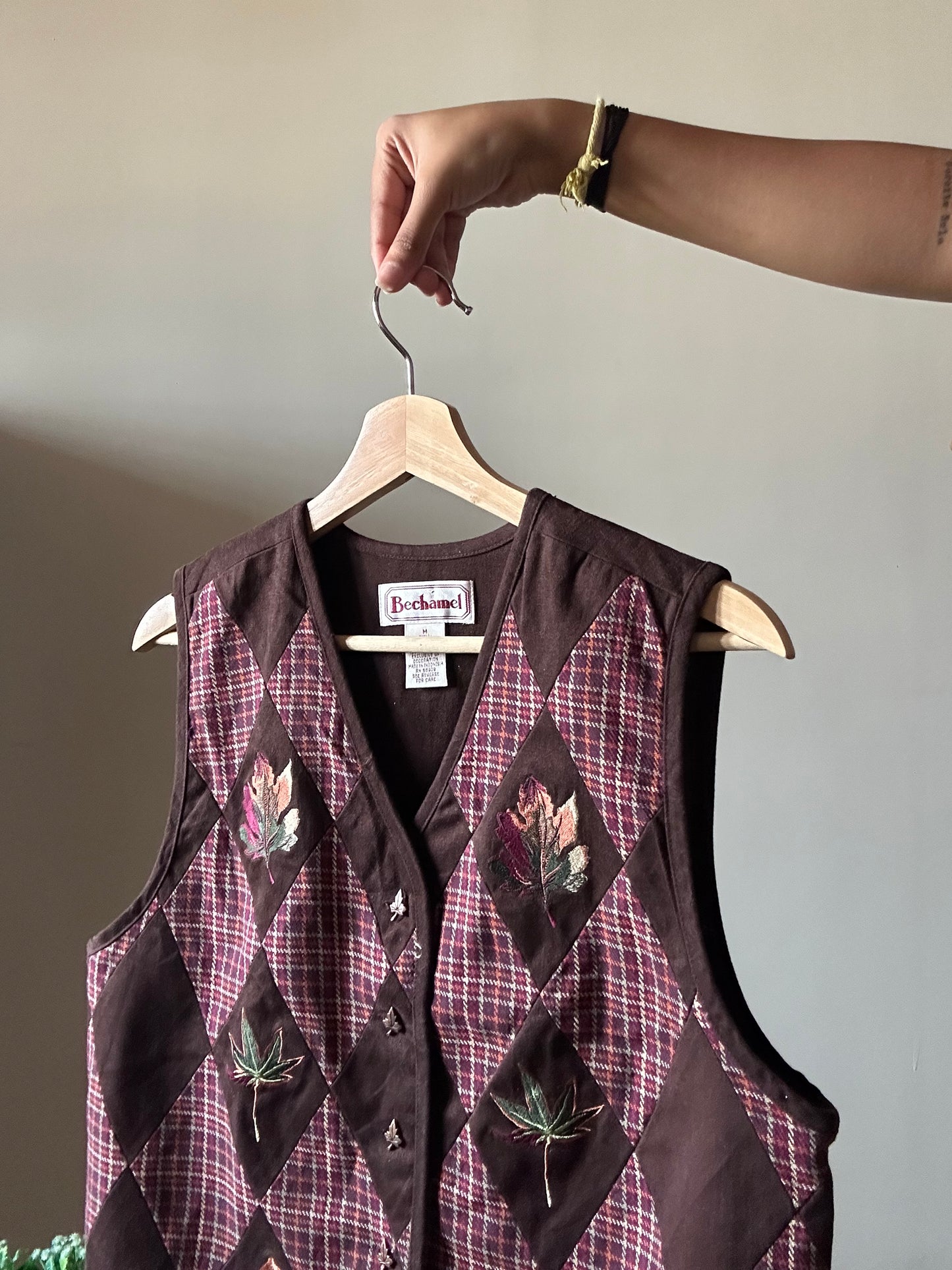 Bechamel Vintage 90s Embroidered Vest