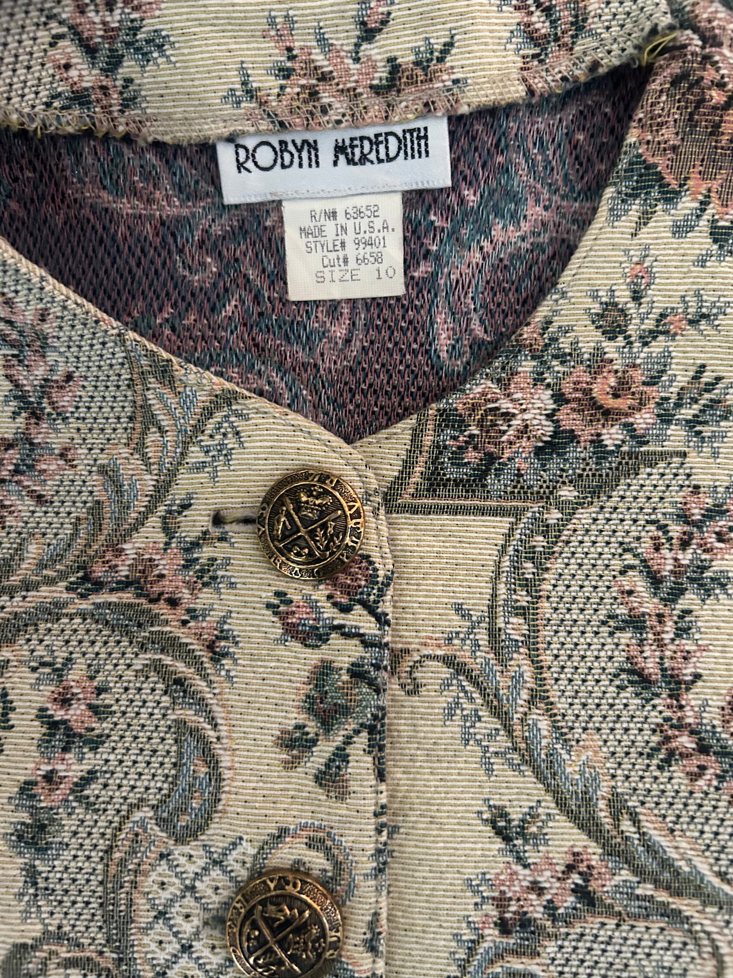Vintage Cropped Robyn Meredith Shaket