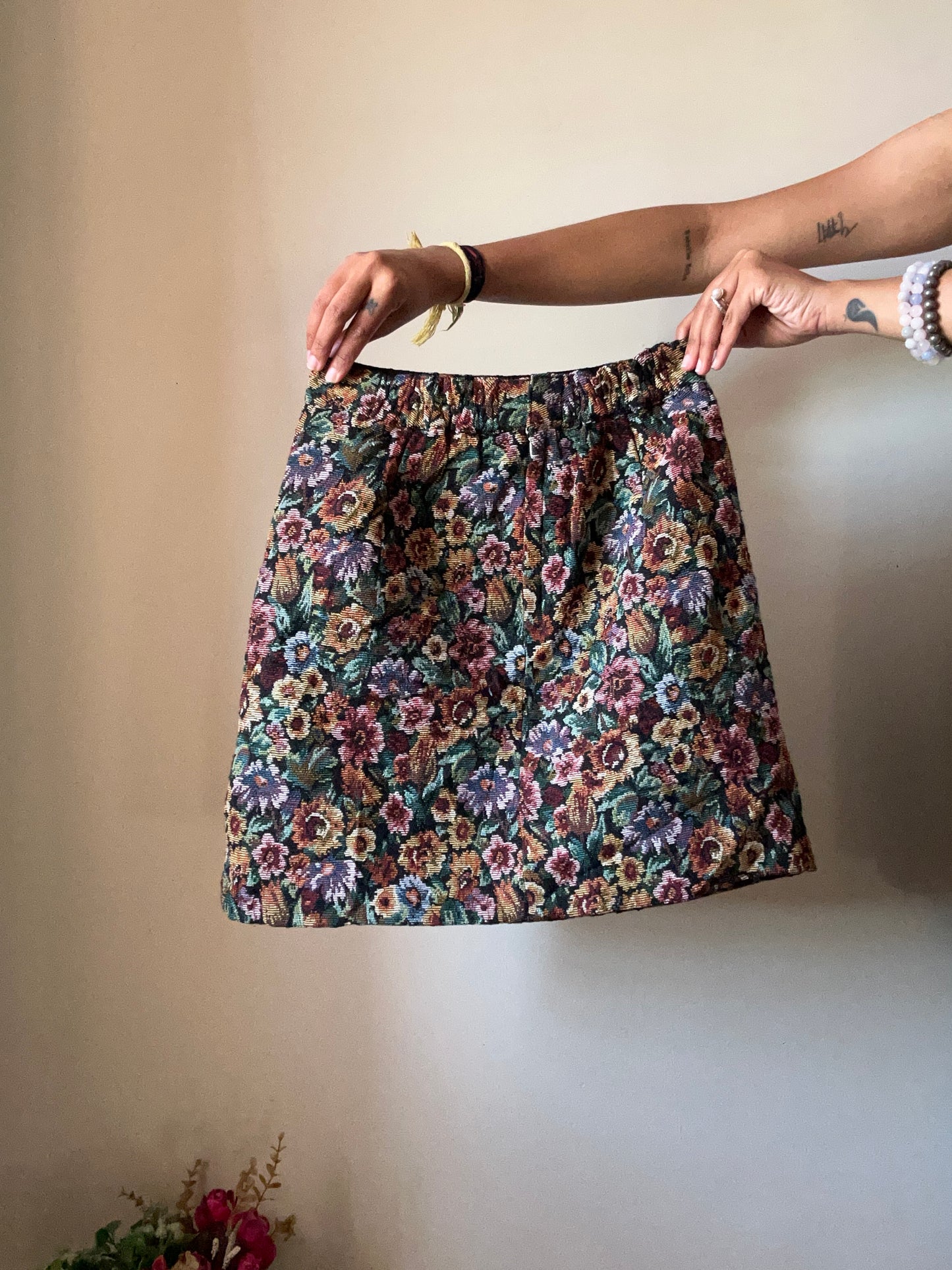 Vintage Floral Skirt