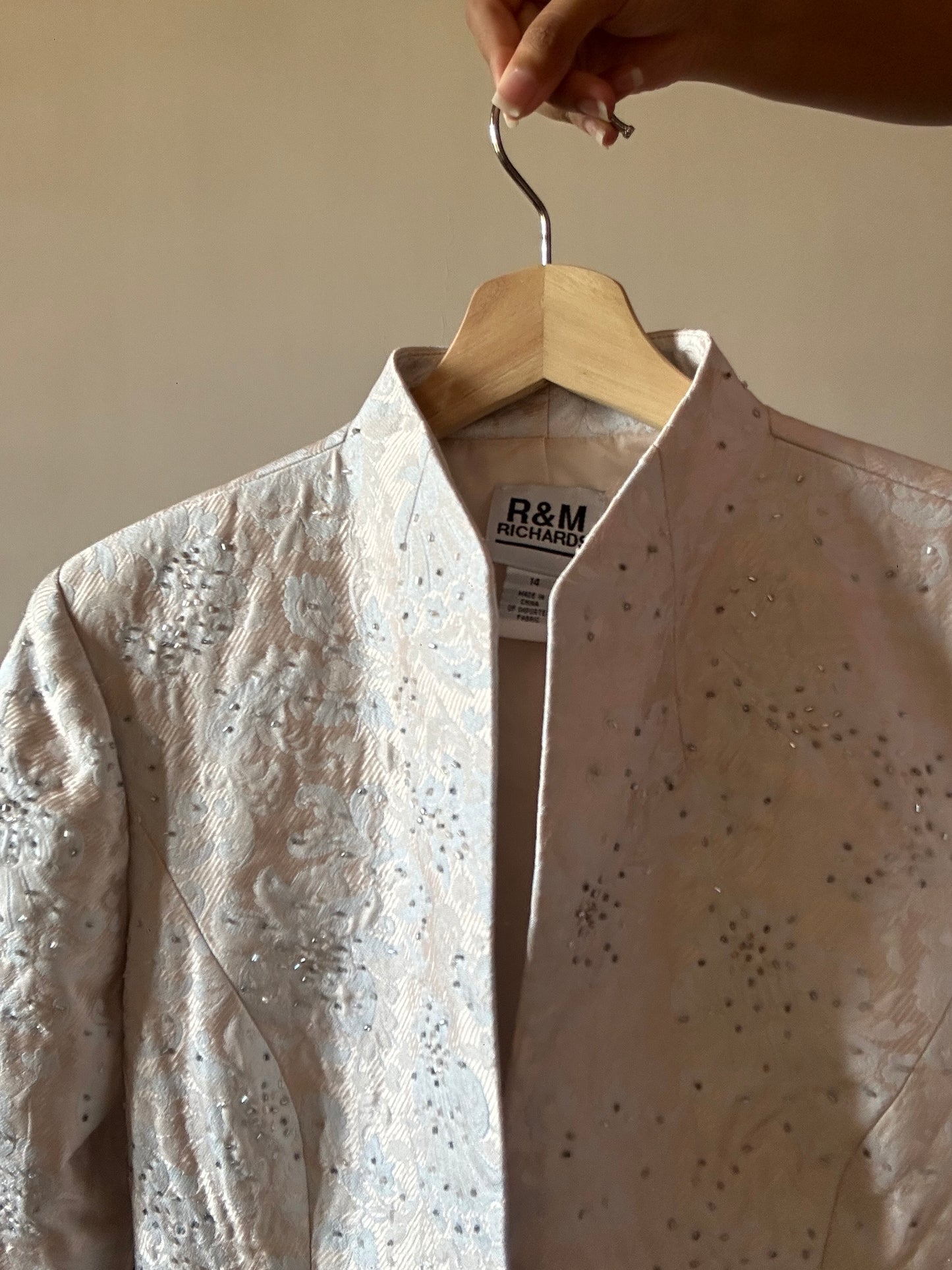R&M Richards Vintage Beaded and Embroidered Shaket