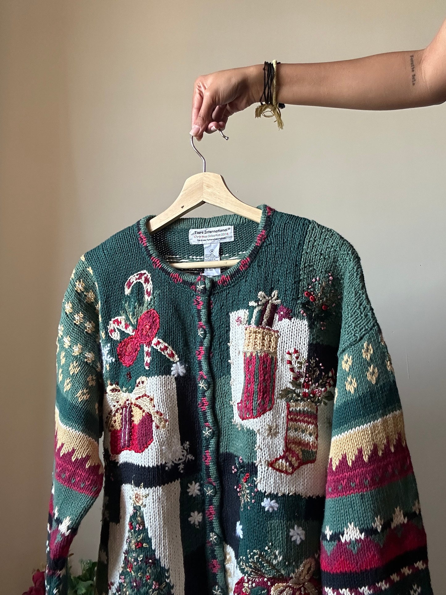 Vintage Tiara Christmas Collection Cardigan ( 2004 Collection )