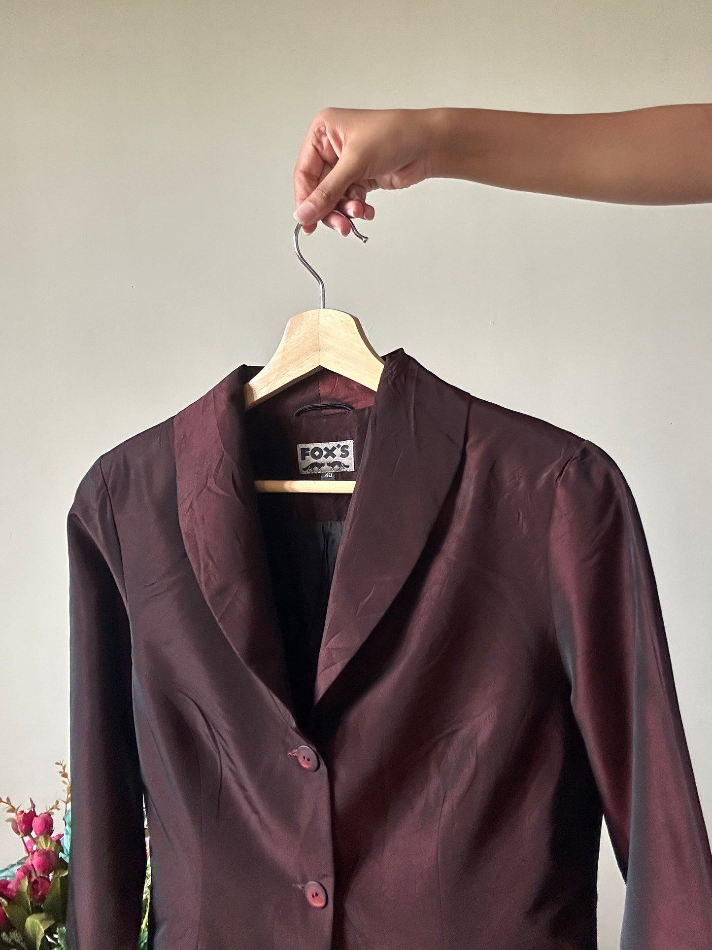 Fox’s Vintage Cropped Blazer