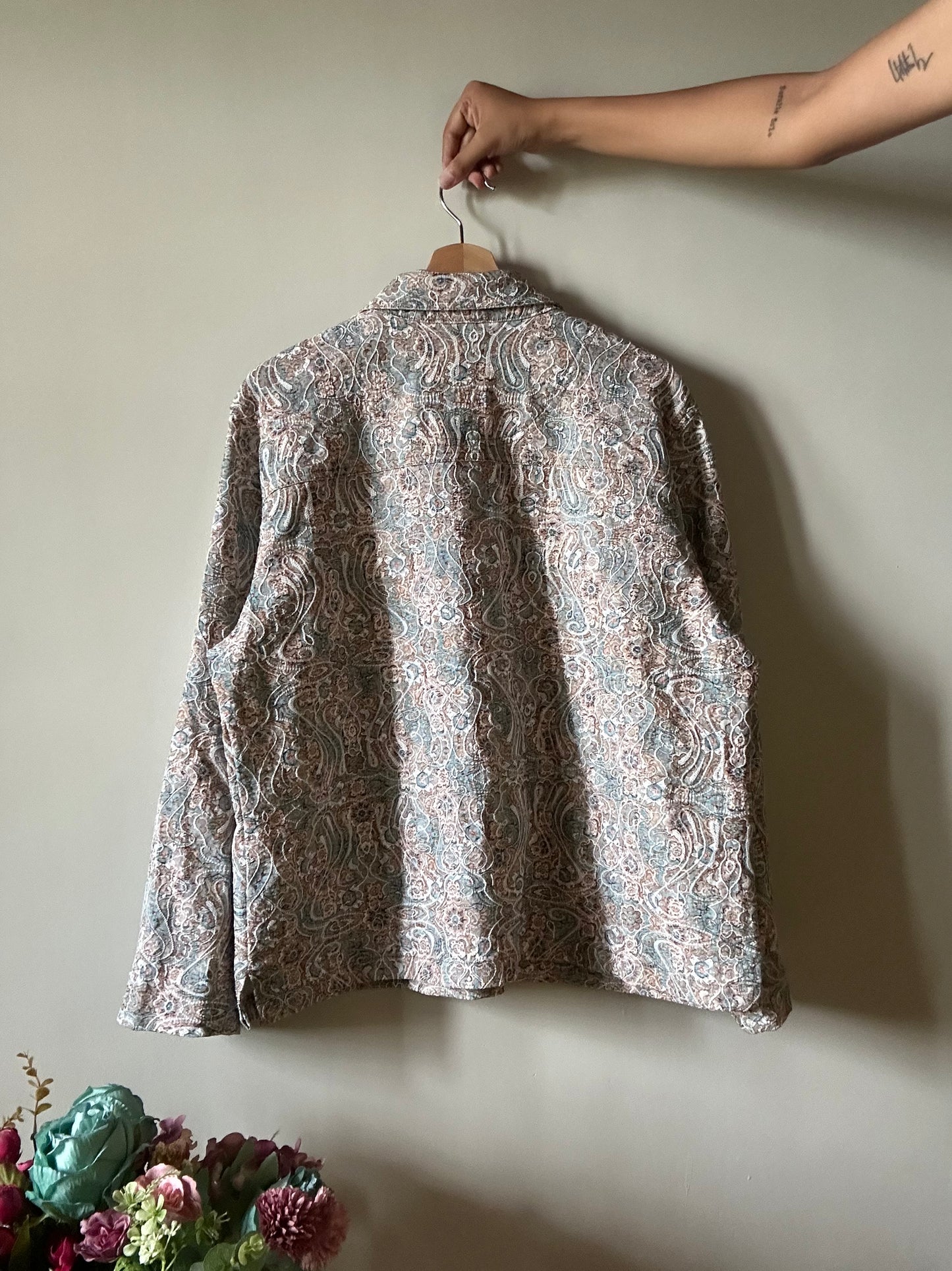 Baxter & Wells Vintage Embroidered Shaket