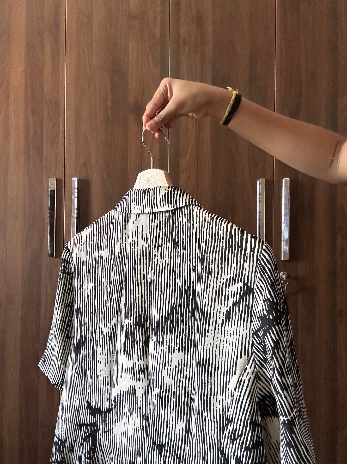 Vintage Abstract Print Shirt