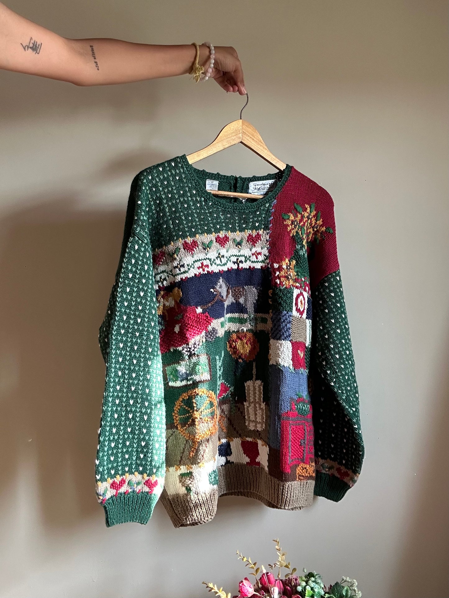Signatures By Northern Isles Vintage Little House Pullover