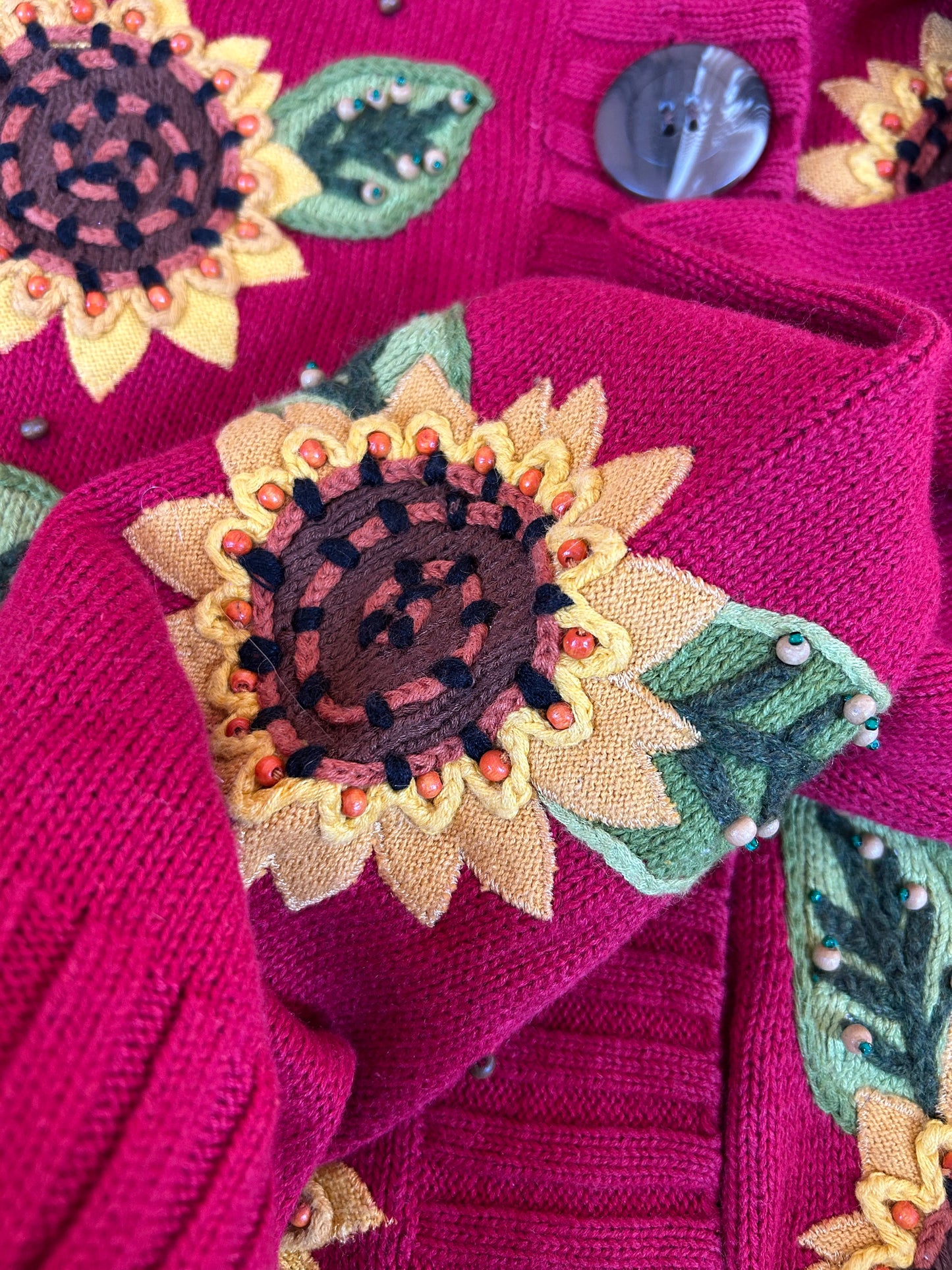 Design Options Vintage Knit Cardigan