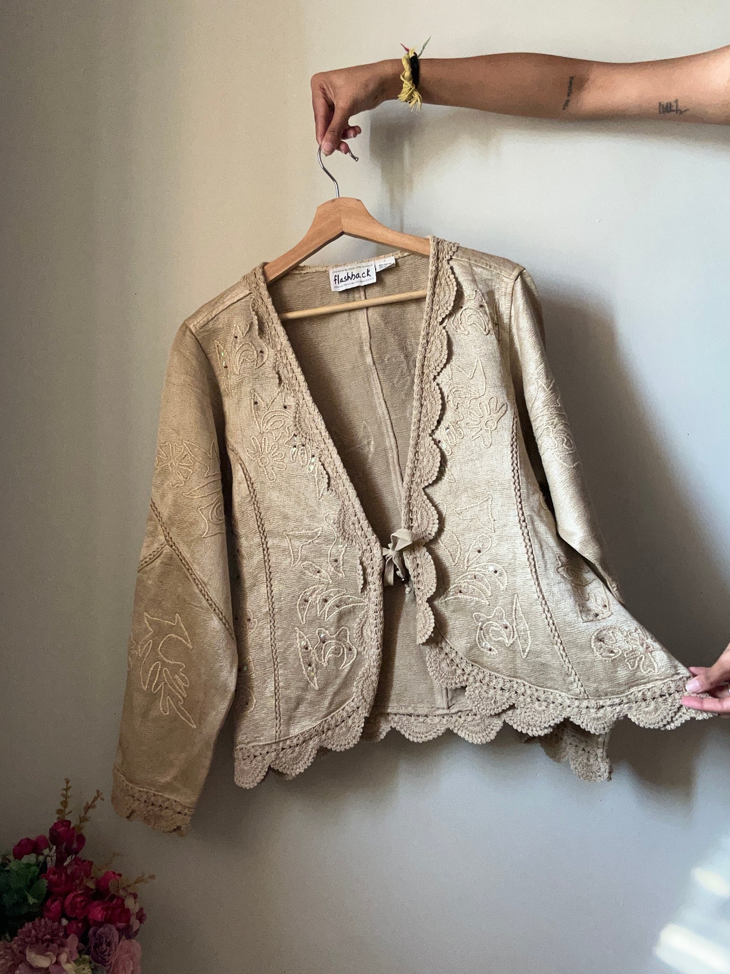 Flashback Embroidered and Cardigan