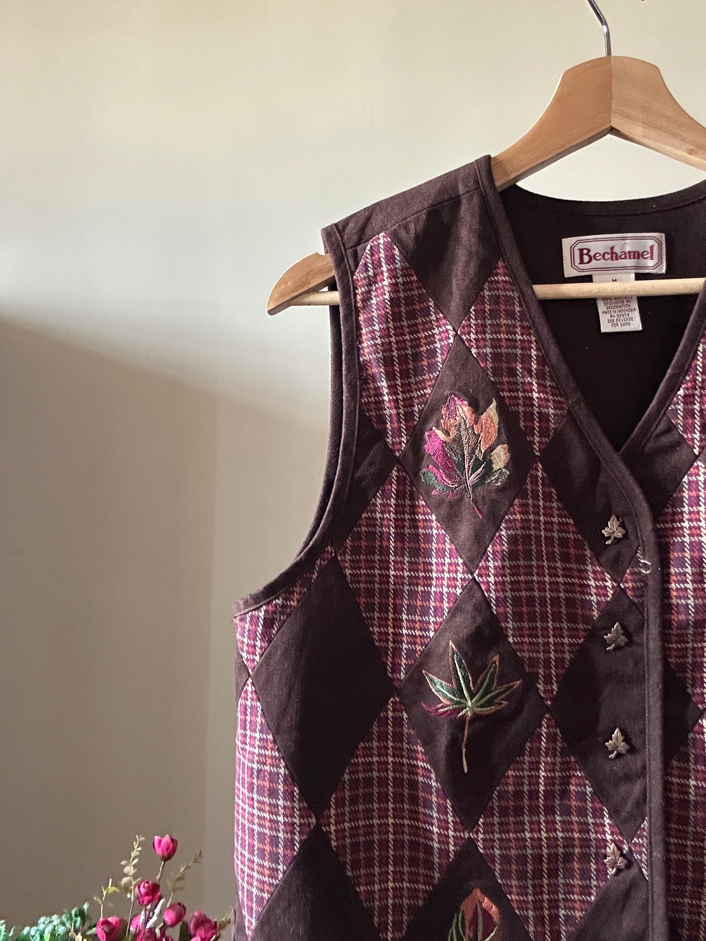 Bechamel Vintage 90s Embroidered Vest