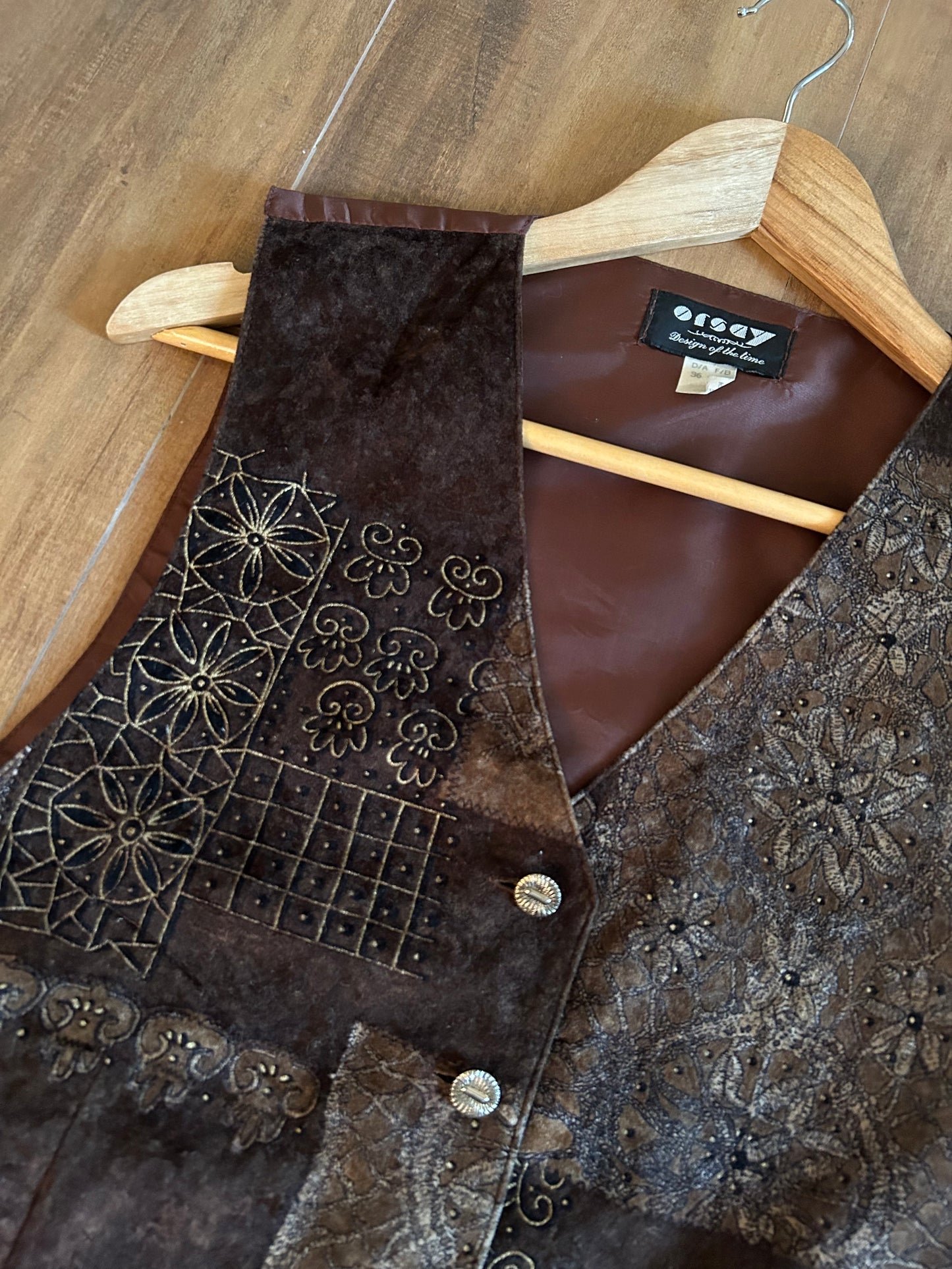 Vintage Orsay Velvety Vest