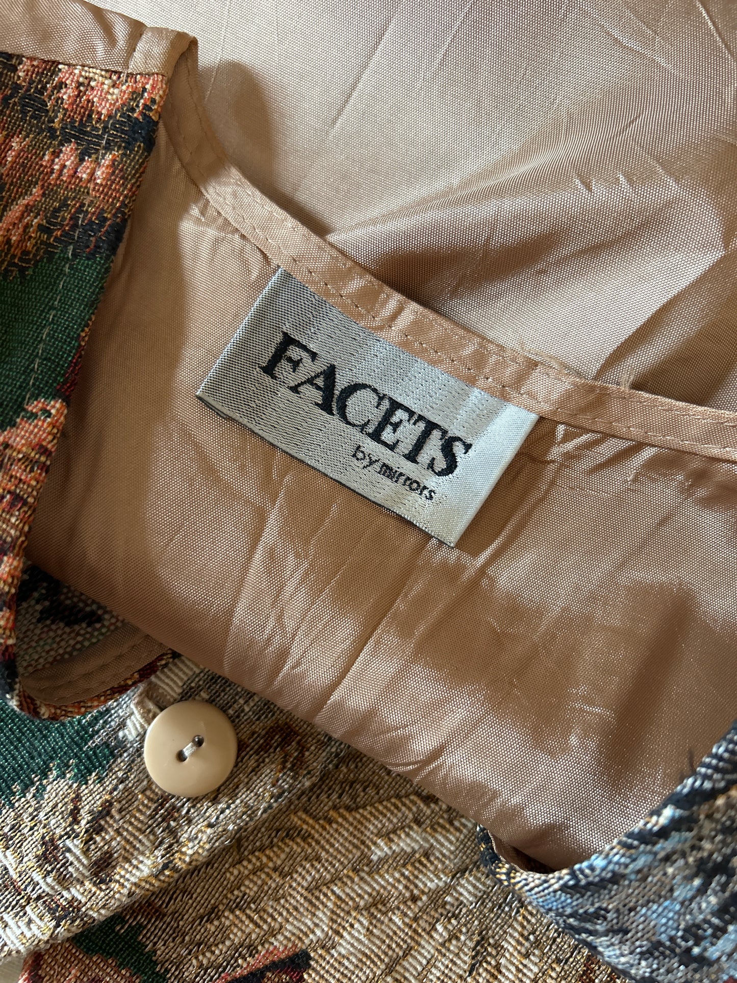 Facets Vintage Cat Vest
