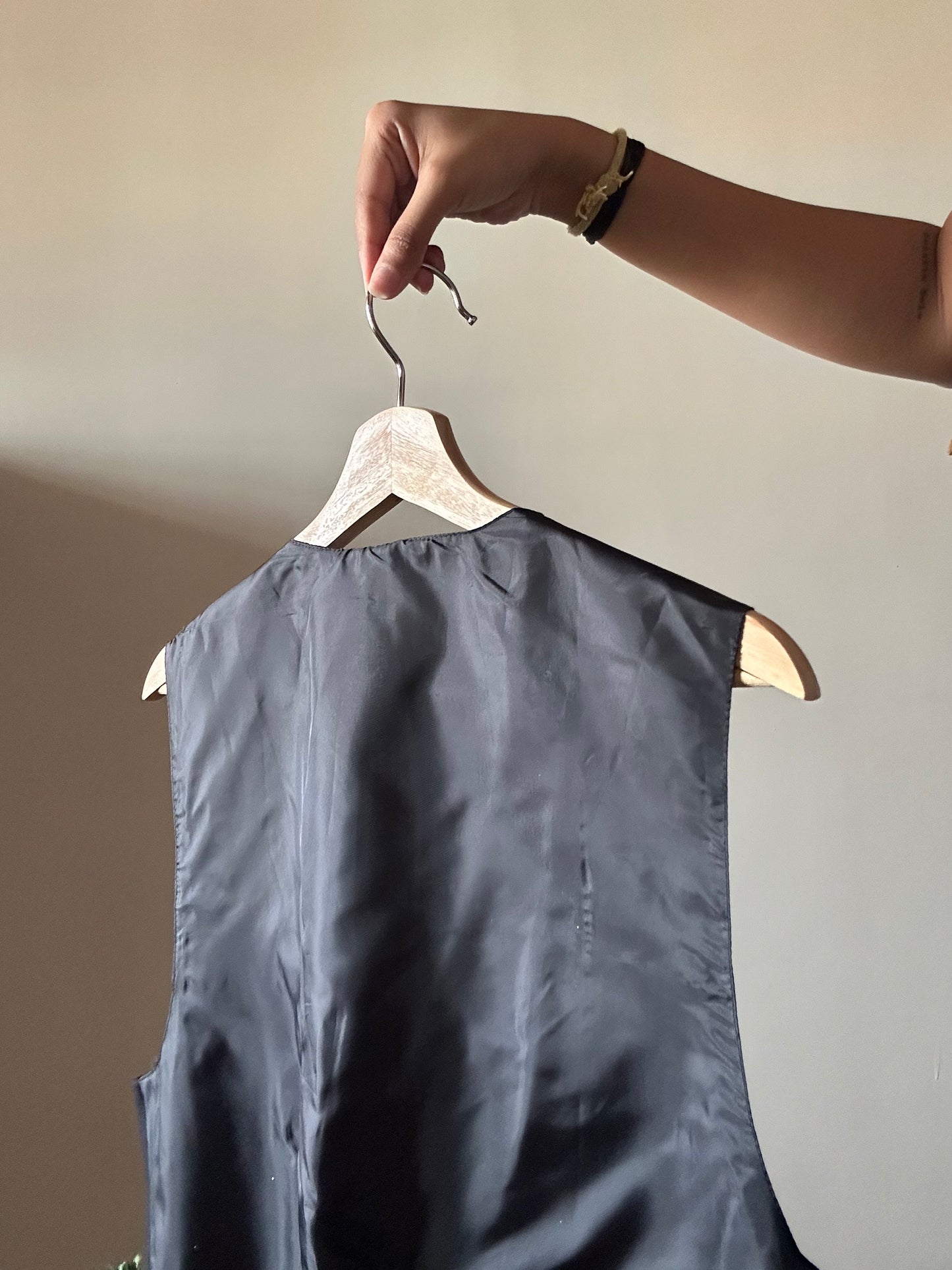 Norton McNaughton Vintage 3D Print Detail Vest