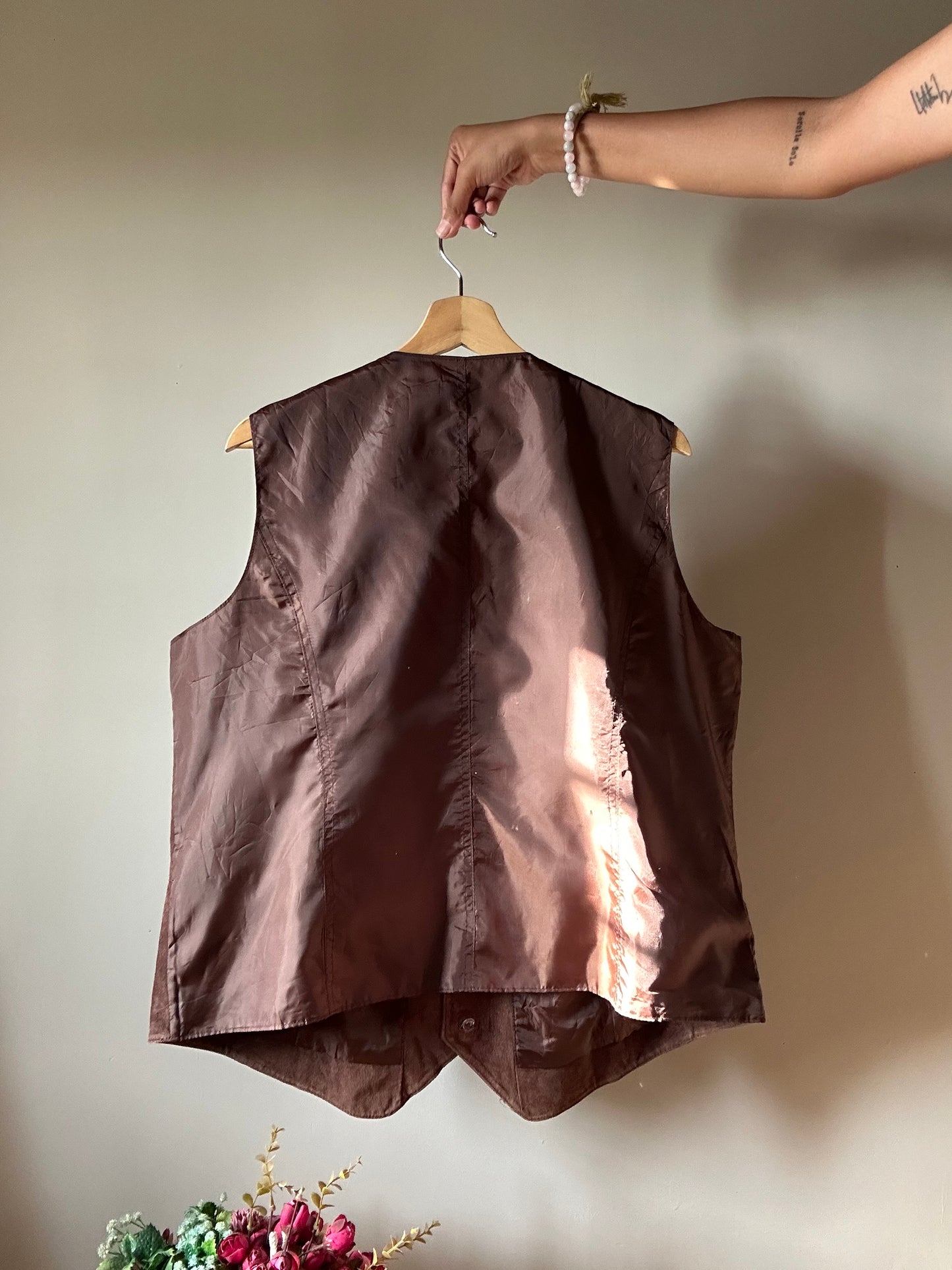 DG2 Vintage Leather Fringe Vest