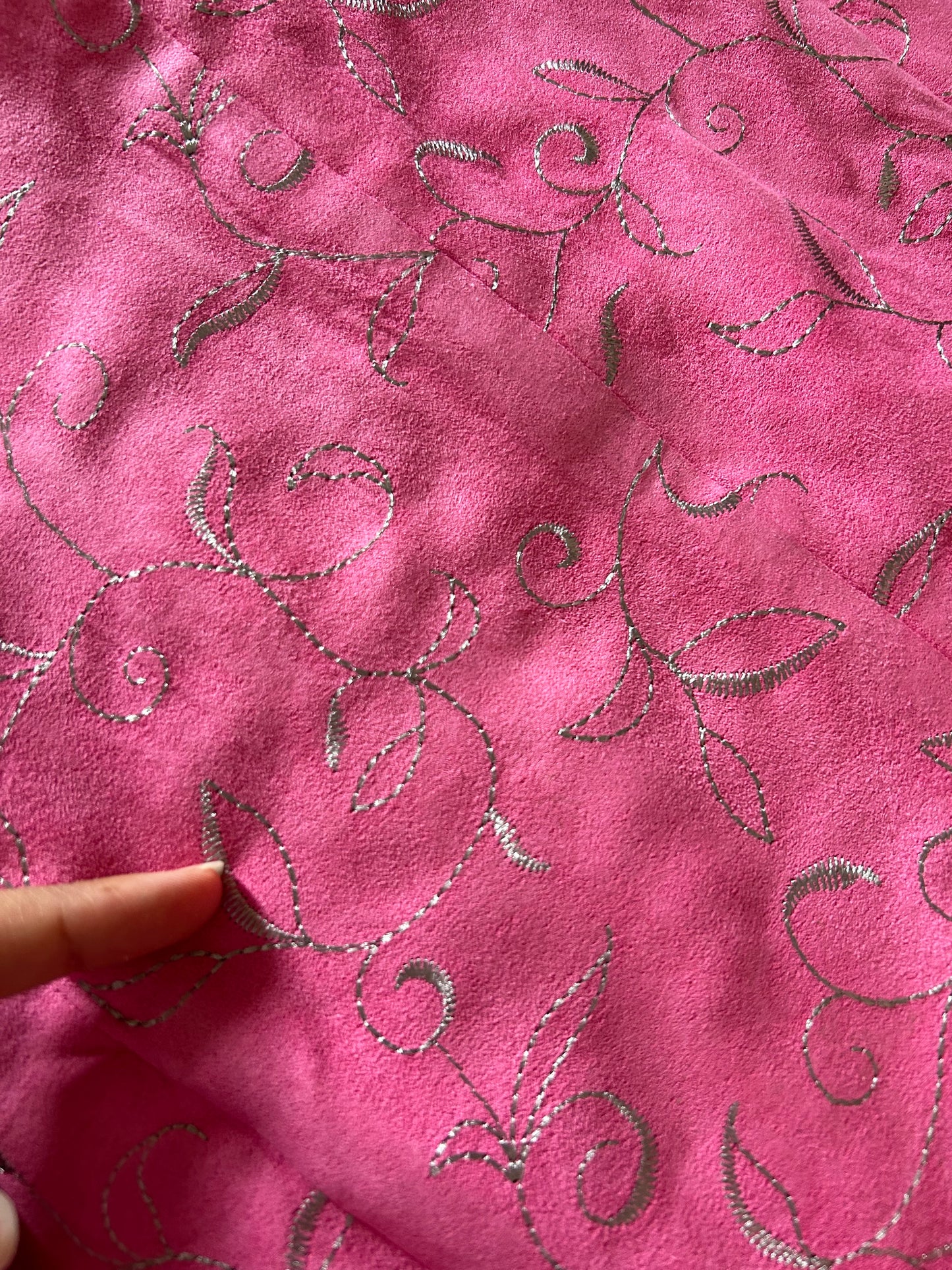 Sagharbor Vintage All Over Embroidered Shirt