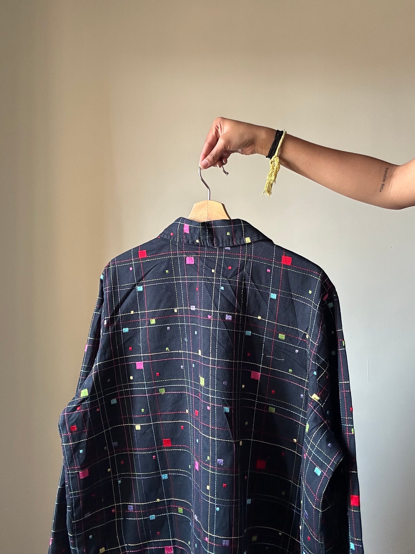 Studio Works Vintage All Embroidered Abstract Shaket