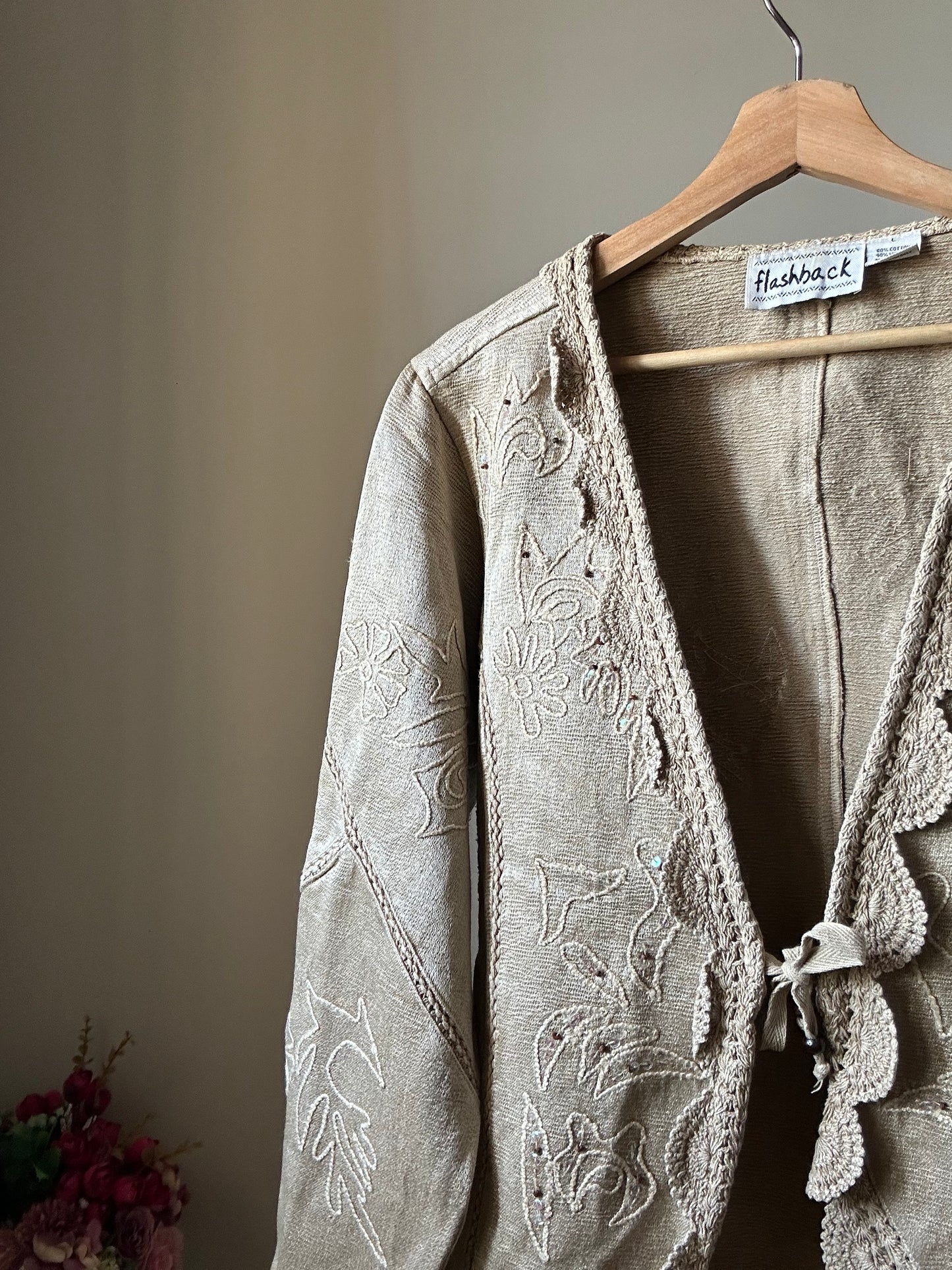 Flashback Embroidered and Cardigan