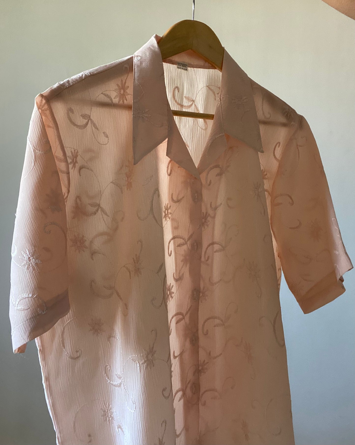 All Over Embroidered Vintage Shirt