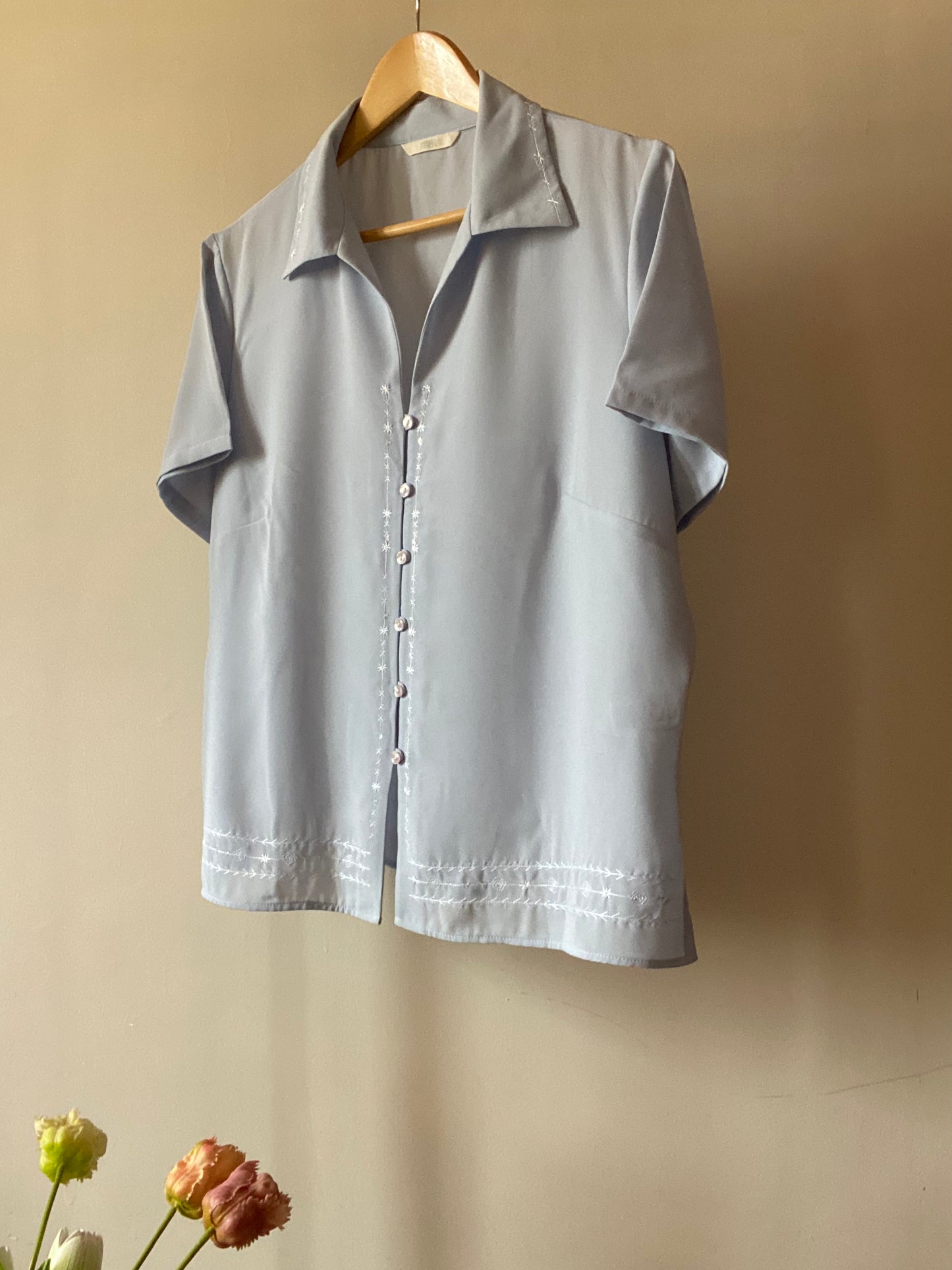 Marks & Spencer Key Eye Style Button Up Vintage Shirt