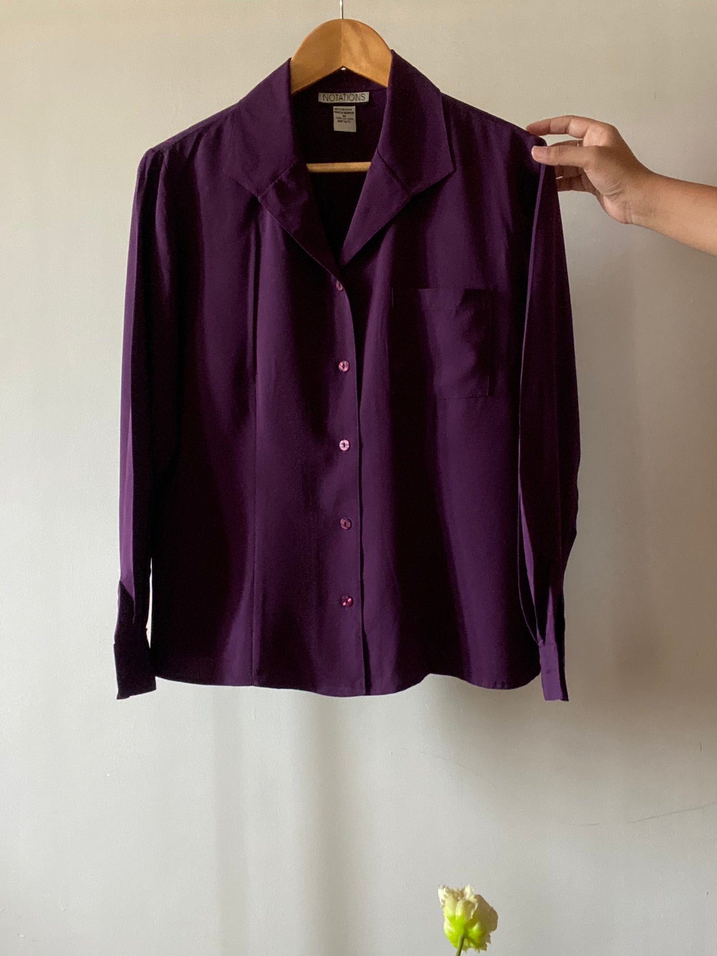 Vintage Plain Semi Formal Shirt