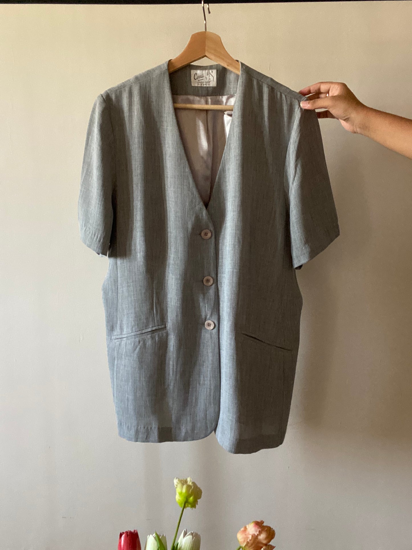 Vintage Blazer Style Shirt