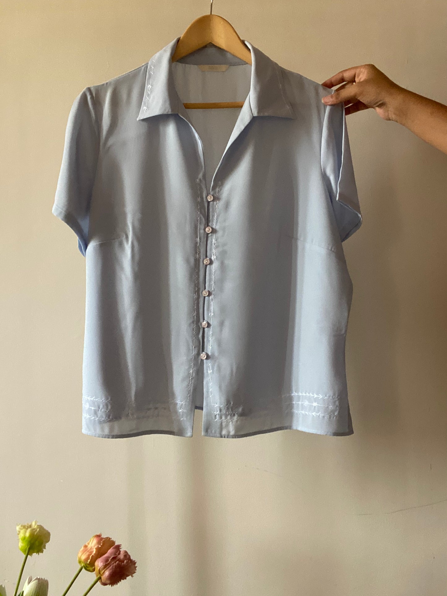 Marks & Spencer Key Eye Style Button Up Vintage Shirt