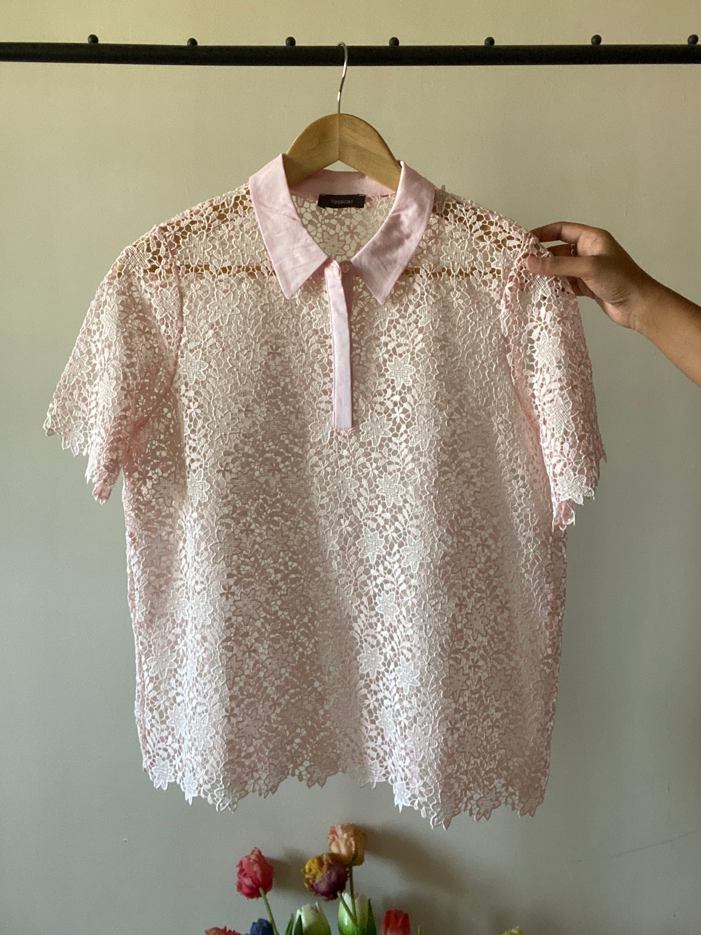 Vintage Lace T-shirt Style Shirt