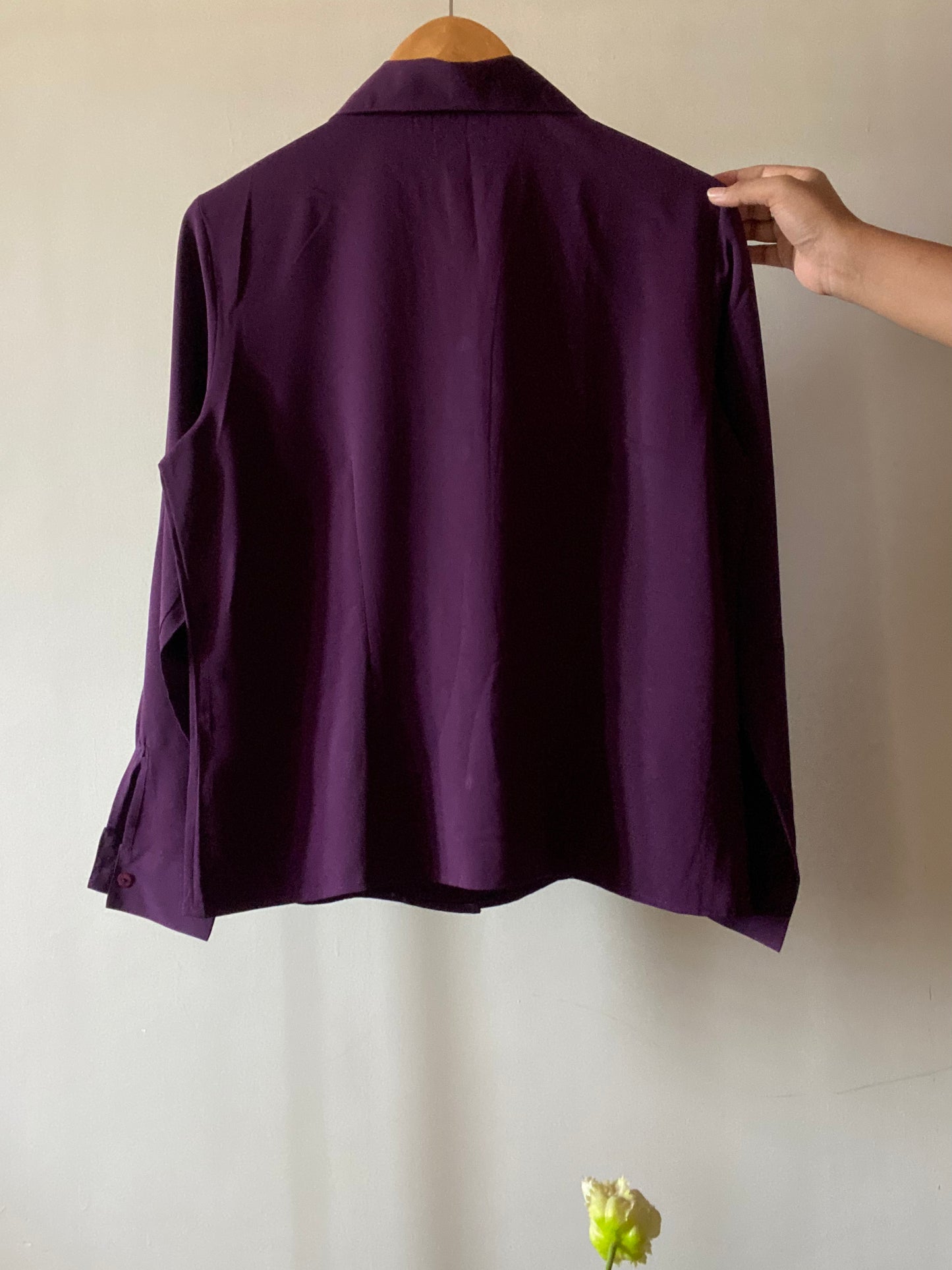 Vintage Plain Semi Formal Shirt