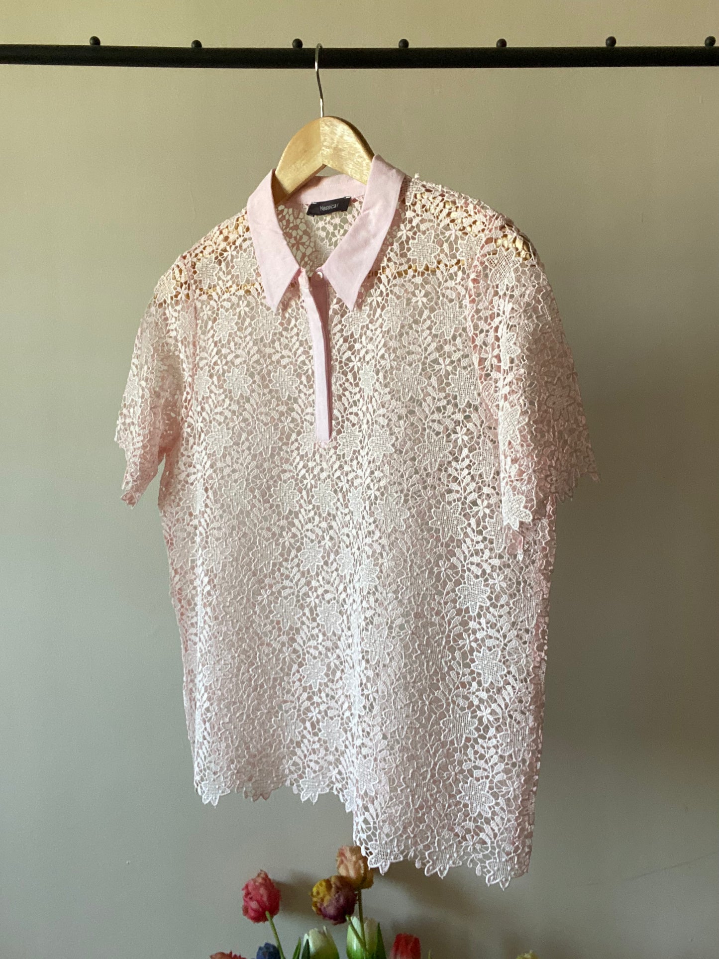 Vintage Lace T-shirt Style Shirt