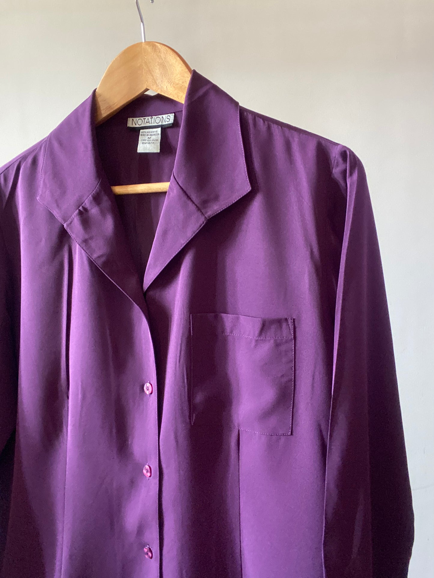 Vintage Plain Semi Formal Shirt